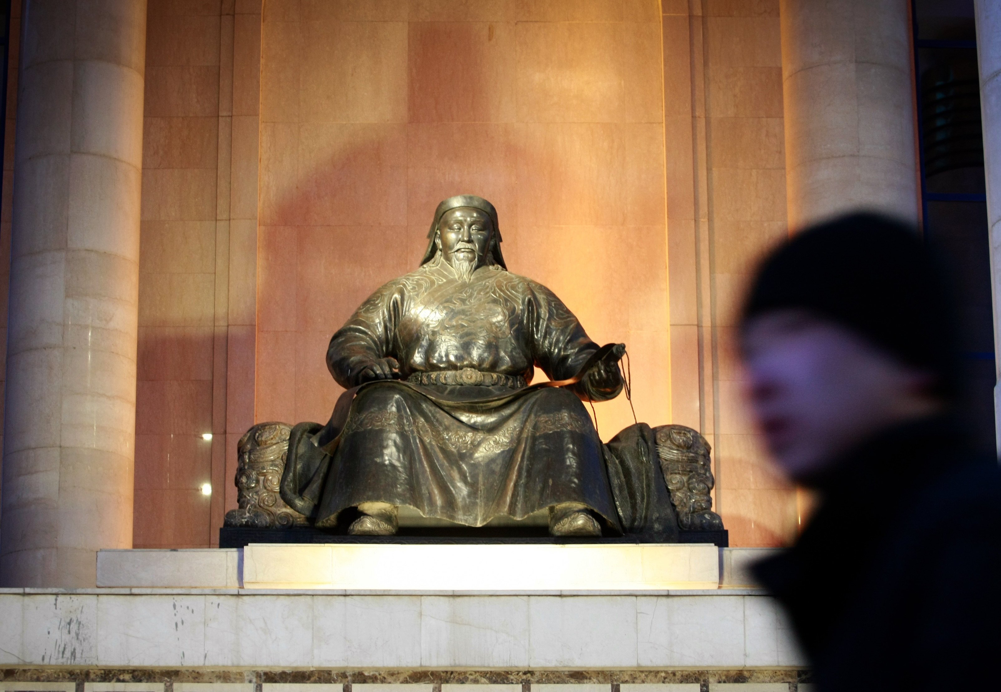 A statue of Kublai Khan, China’s first Mongol emperor, in the Mongolian capital Ulaanbaatar. The Yuan dynasty brought about big changes in China, but also a big increase in the country’s influence across Eurasia. Photo: AFP