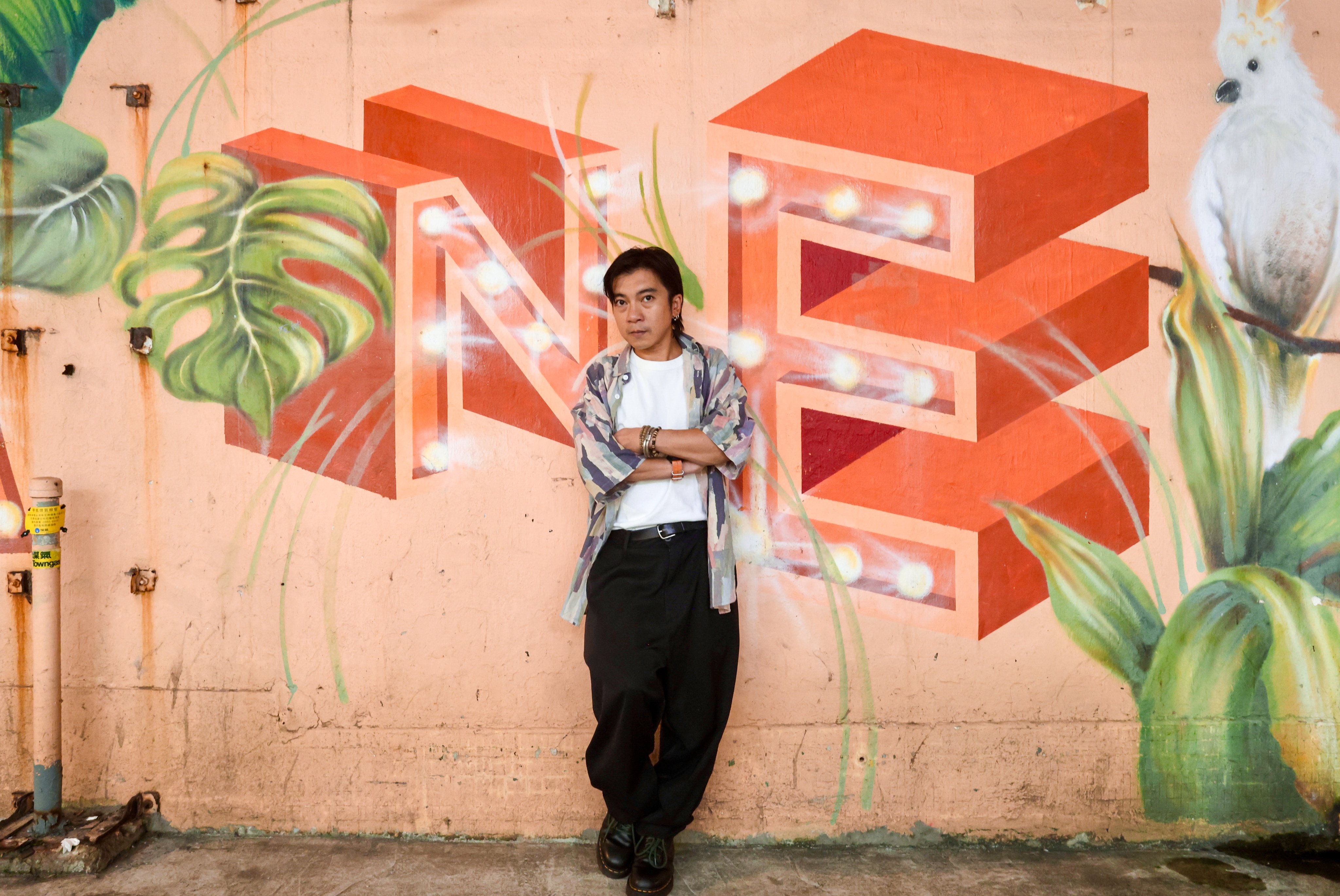 Stephane Wong in Sai Ying Pun, Hong Kong. The drummer-DJ fuses 1980s hits with electronic music at his Cantopop disco parties. Photo: Jonathan Wong