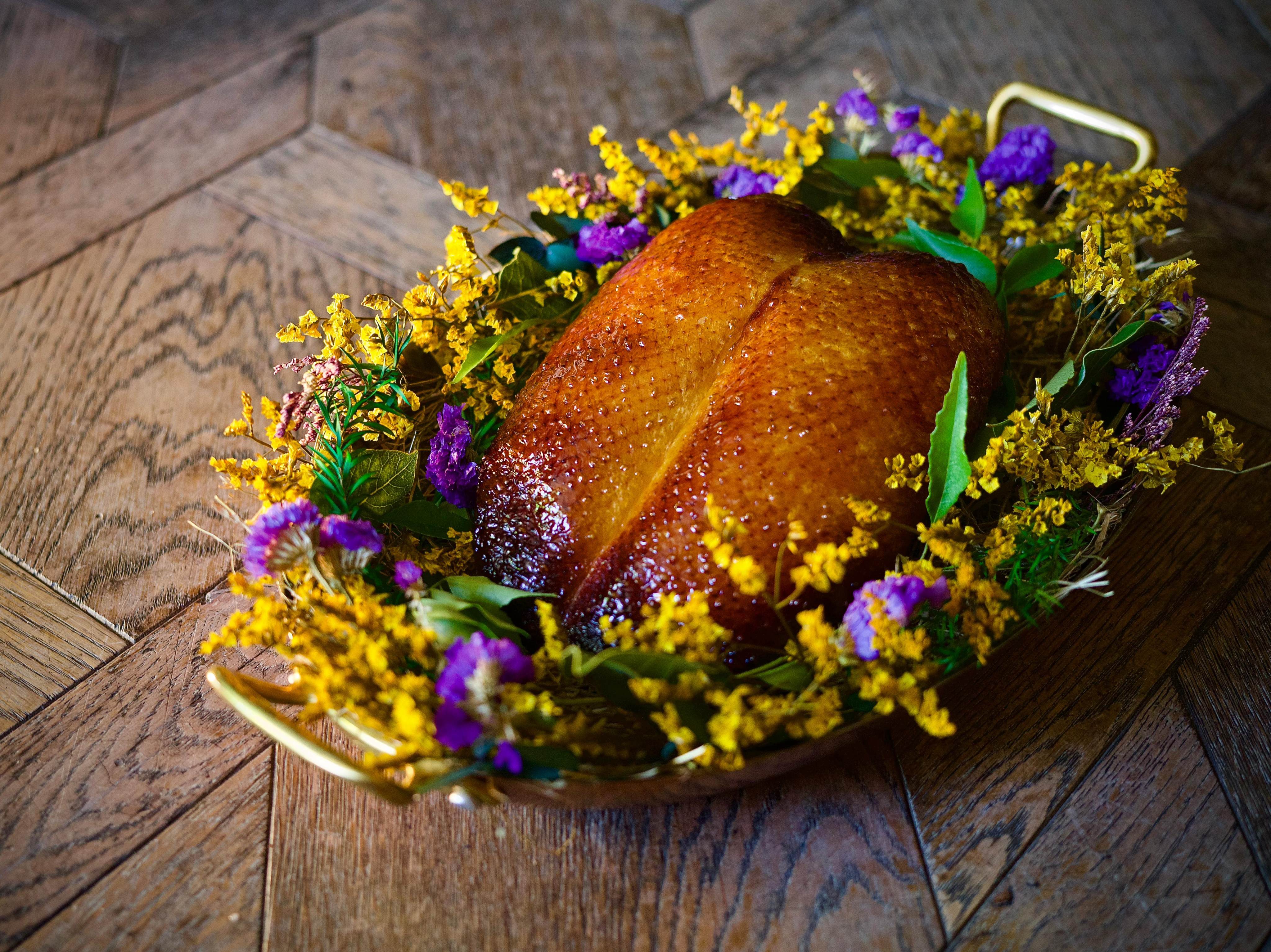 The aged rice duck à l’orange at Épure is one of the Hong Kong restaurant’s standout dishes. Photo: Handout