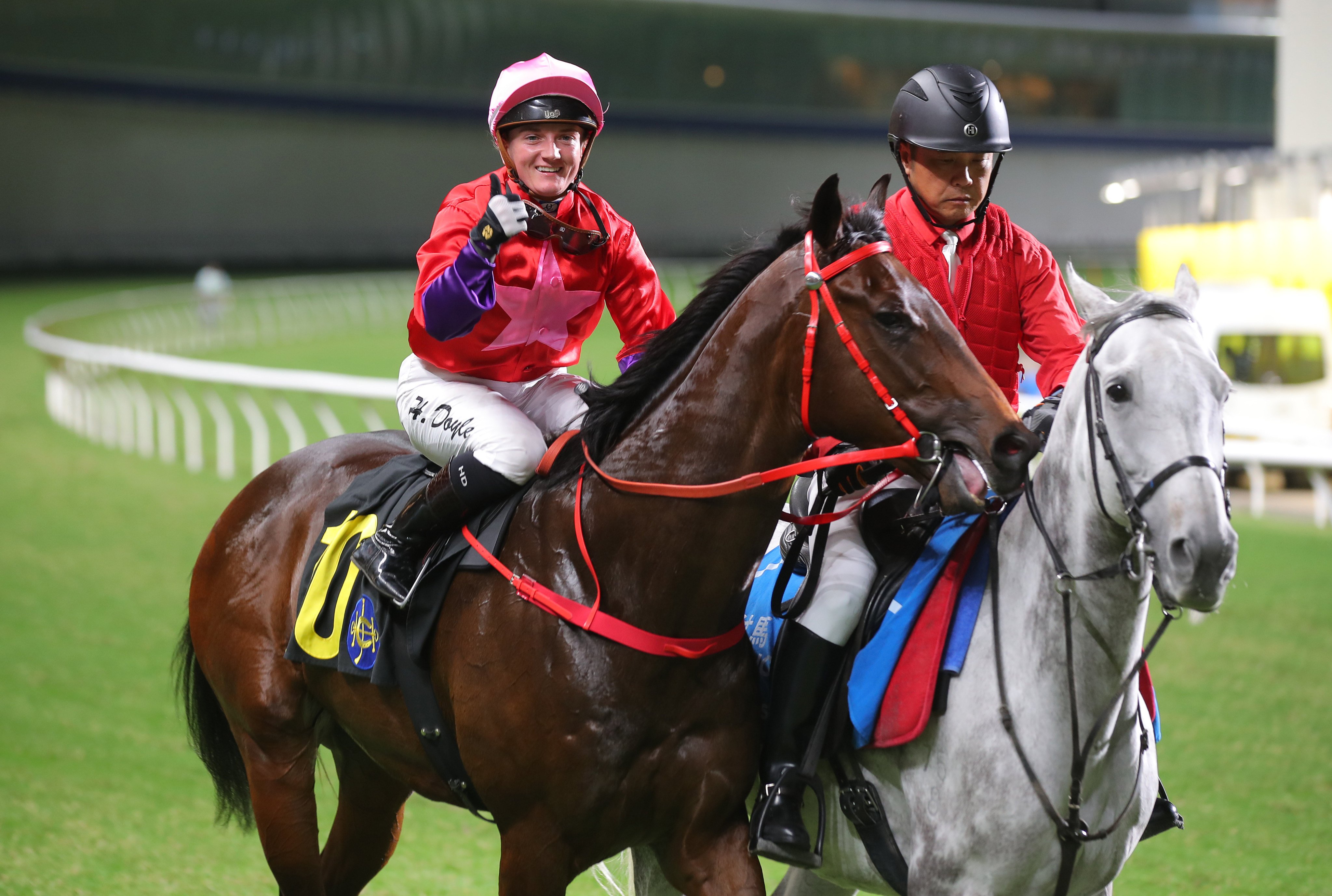 Hollie Doyle hits the ground running with a Happy Valley winner last week. Photos: Kenneth Chan