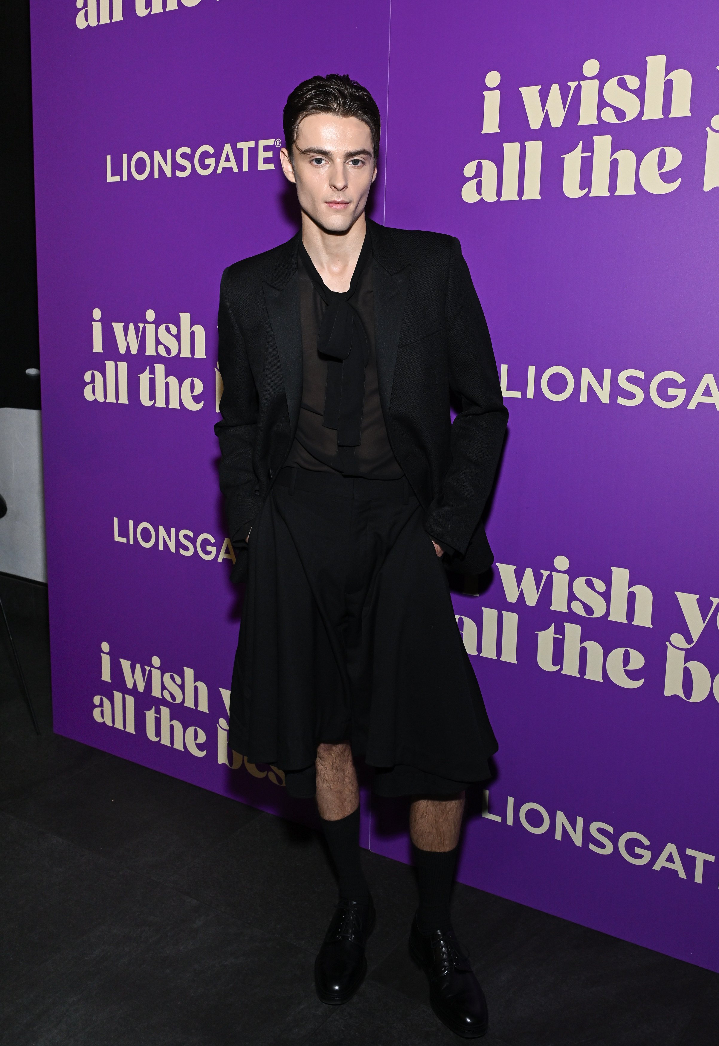Corey Fogelmanis attends the premiere of I Wish You All the Best at IPIC Theater in October, in New York. Photo: AP