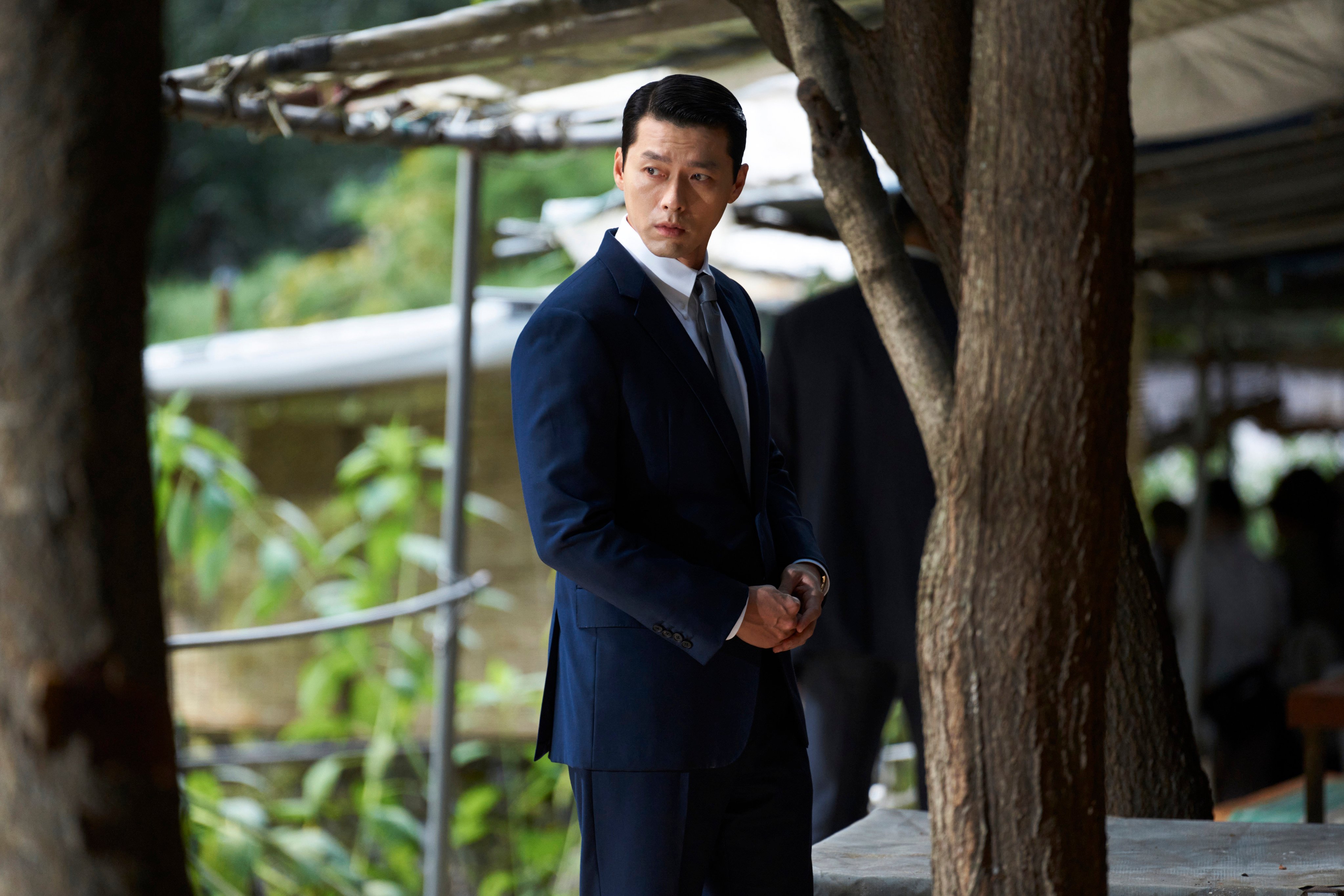 Hyun Bin in a still from Made in Korea, which debuts on December 24. Hyun Bin appeared at this year’s Disney+ Originals Preview event, which was held at Hong Kong Disneyland. Photo: Made in Korea/Hulu
