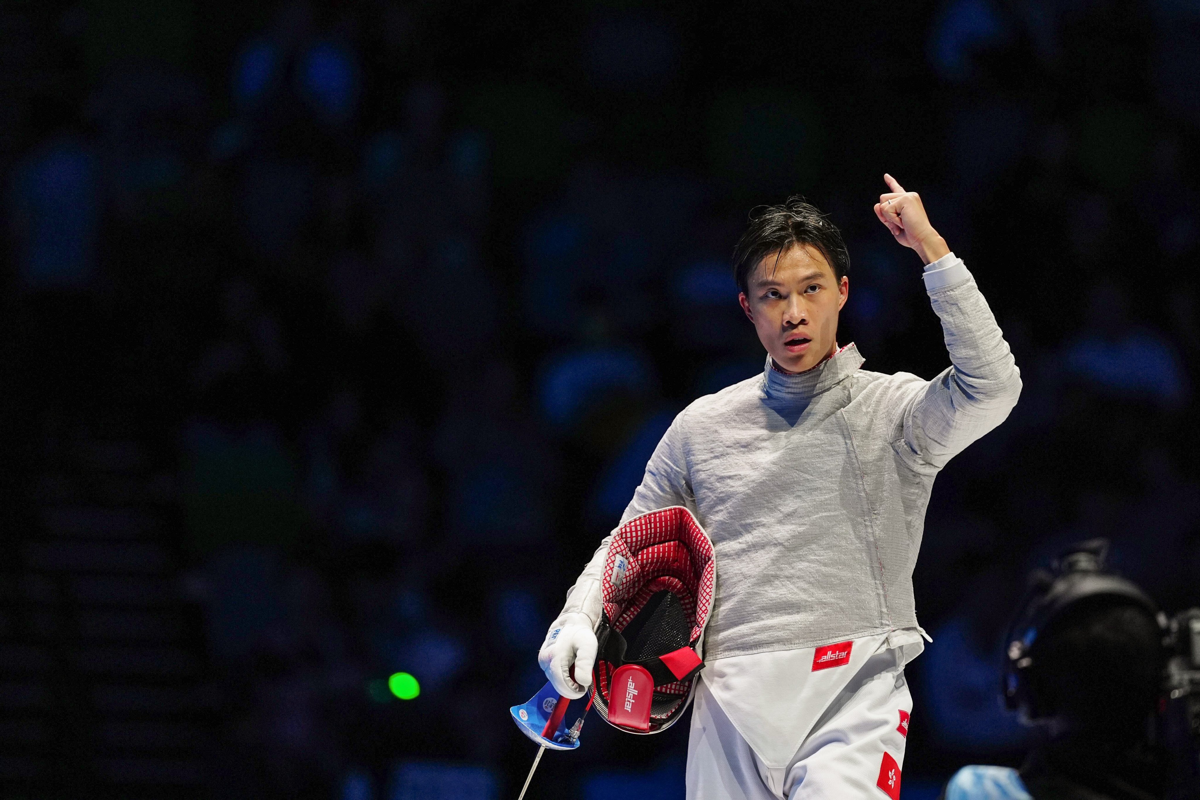 Aaron Ho did something no other Hong Kong fencer ever has on Saturday. Photo: Elson Li