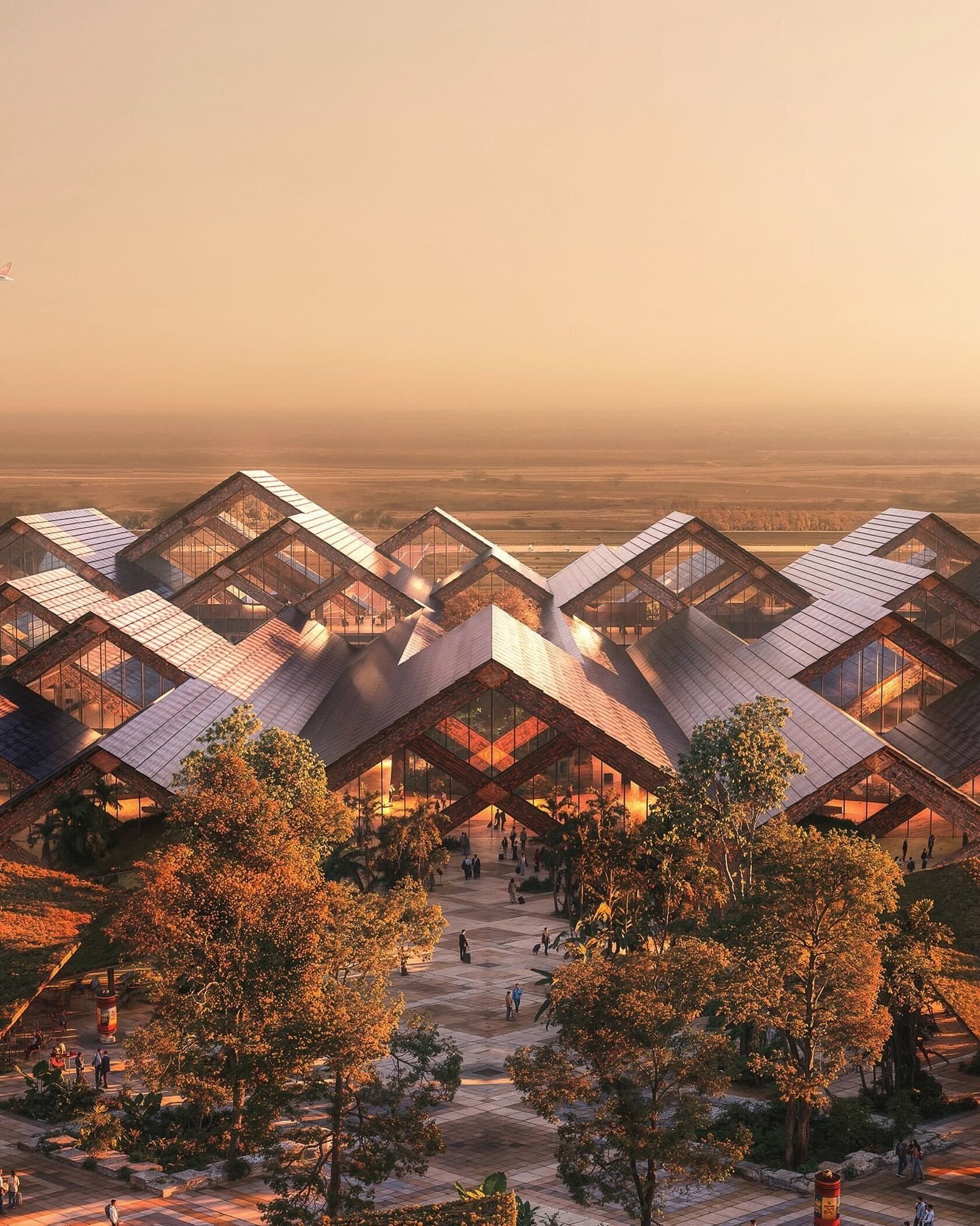 An artist’s impression of Bhutan’s Gelephu Mindfulness City. Photo: Facebook/Gelephu Mindfulness City