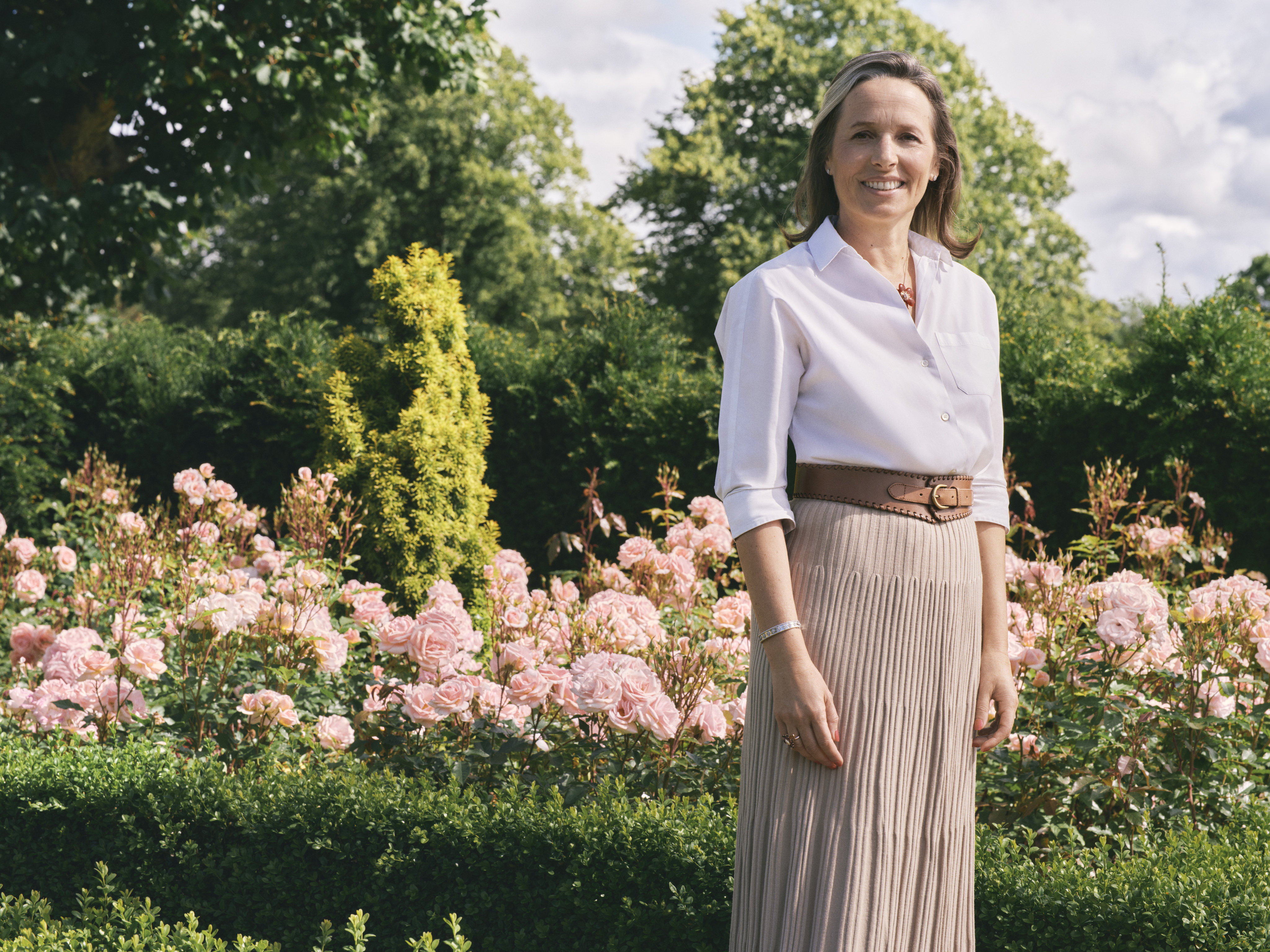 Van Cleef & Arpels CEO Catherine Rénier at Dumfries House in Scotland. Photo: Handout