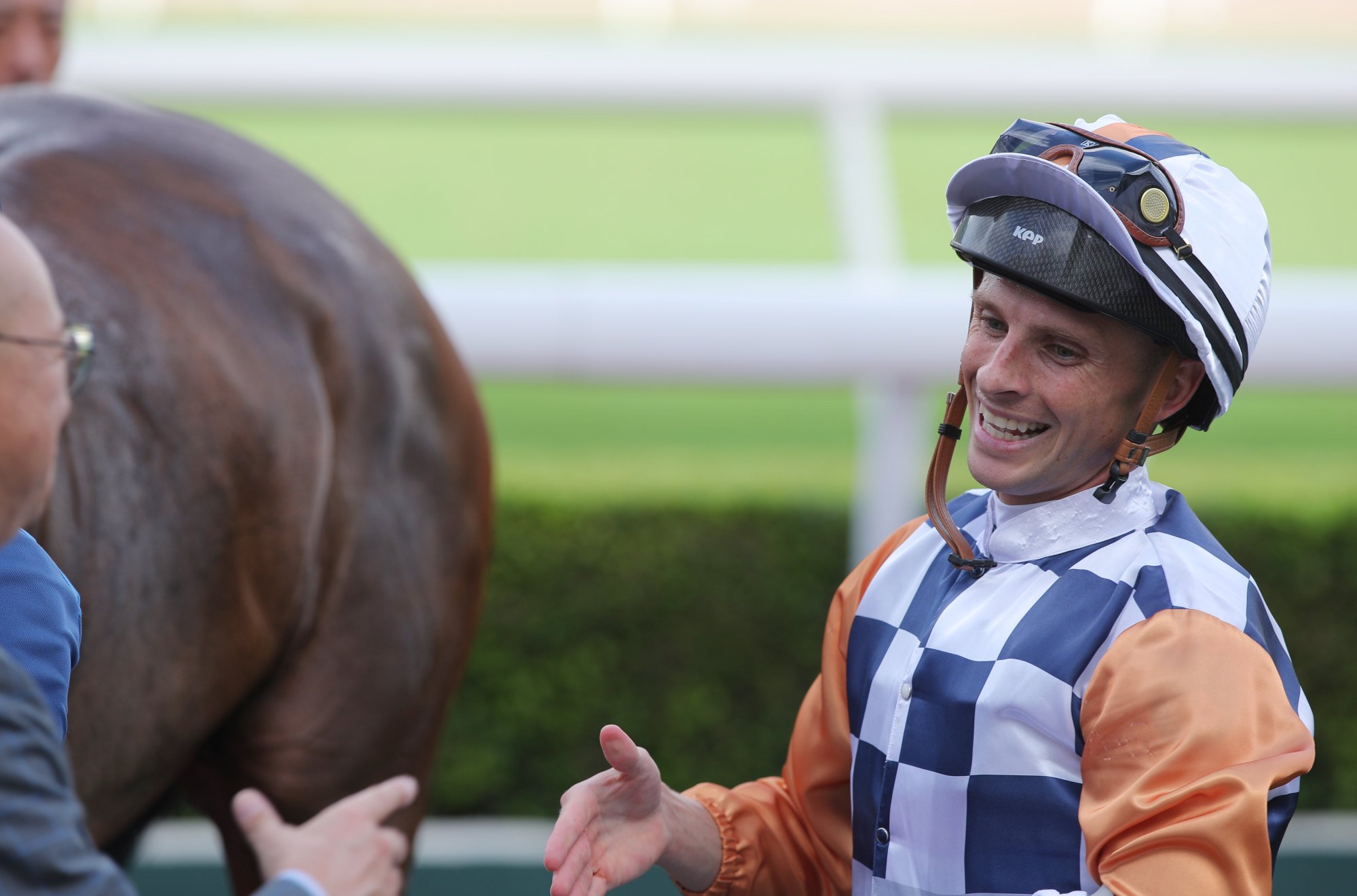 Jockey Lyle Hewitson has high hopes for his book of rides at Happy Valley. Jockey Lyle Hewitson has high hopes for his book of rides at Happy Valley.