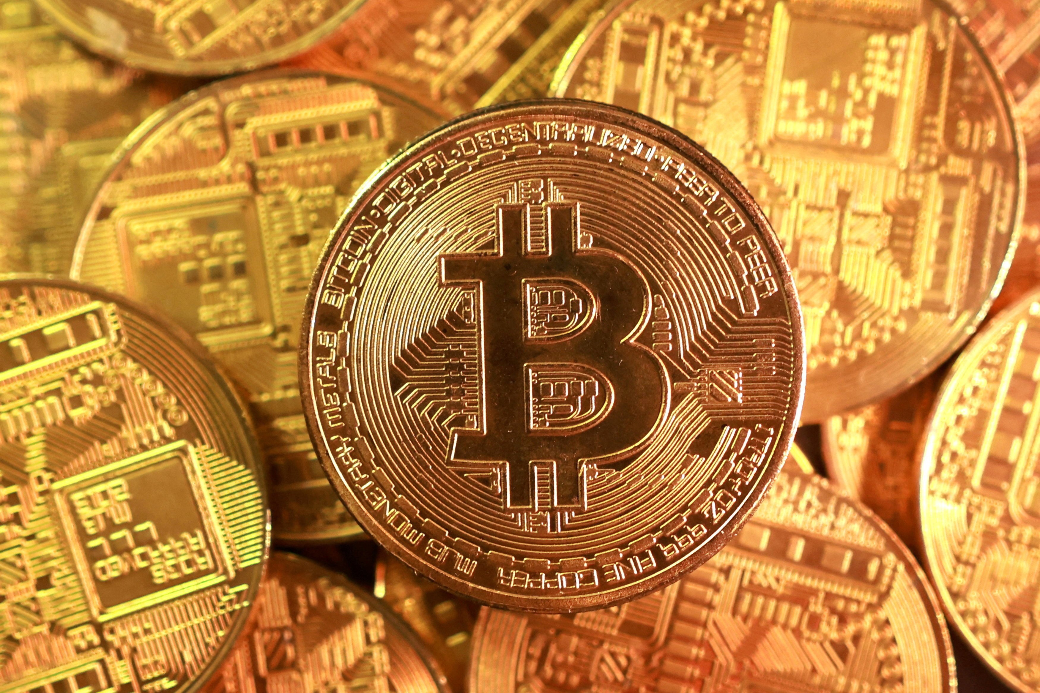 Bitcoin has fallen back to levels reached at the end of last year. Photo: Reuters