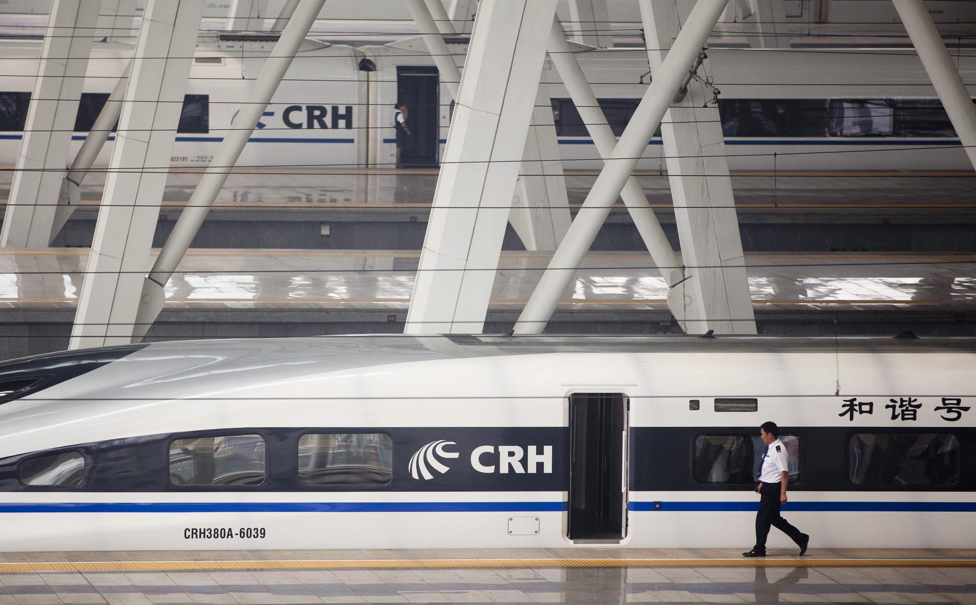 China’s high-speed rail network connects cities across the country, creating the world’s largest and most extensive system. Photo: EPA/DIEGO AZUBEL