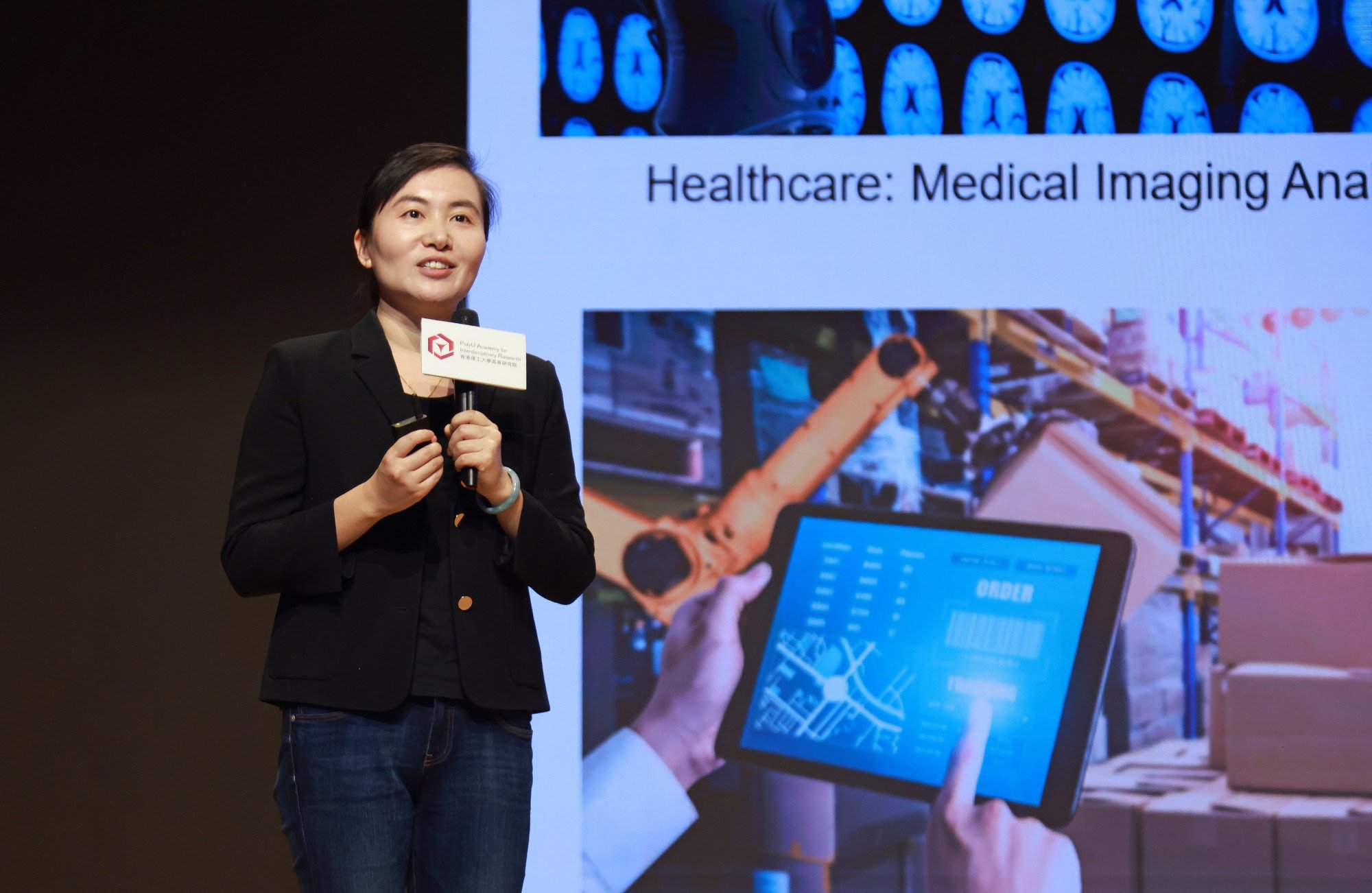 Yang Hongxia serves as the associate dean at the Faculty of Computing and Mathematical Sciences of Hong Kong Polytechnic University. Photo: Handout.