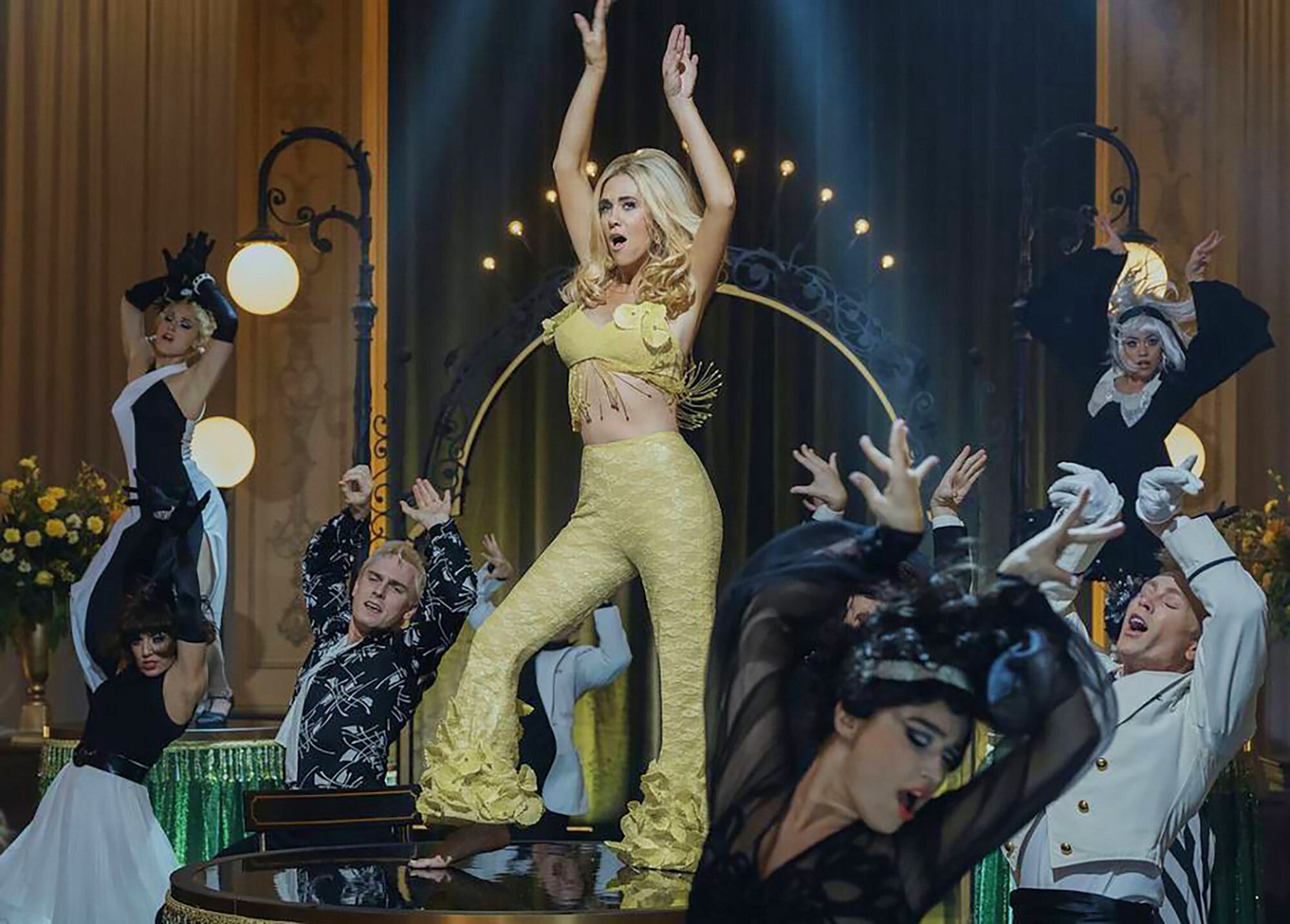 Kristen Wiig in a still from Palm Royale. Season two of Apple TV+‘s 1960s-set period drama uses “brilliant” costume design to develop characters, set the show’s feminist tone and heighten the comedy. Photo: Apple TV via AP