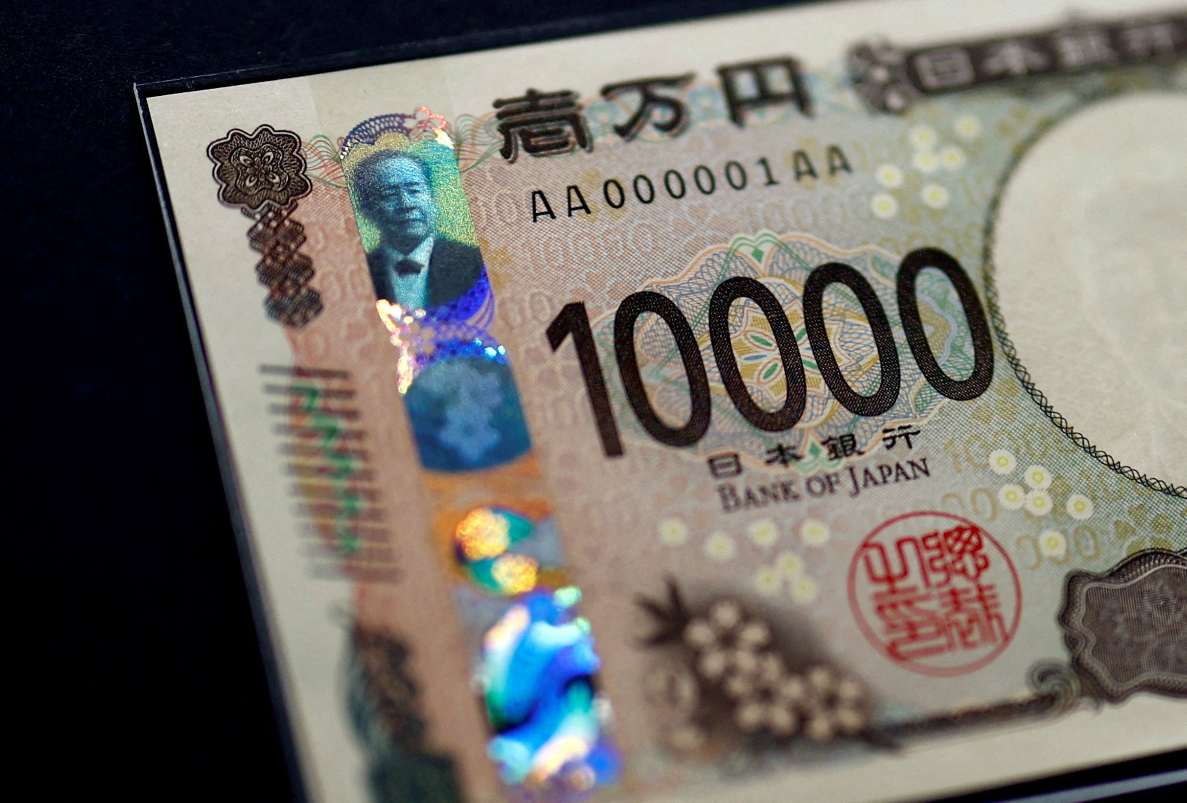 The Japanese yen’s exchange rate briefly weakened beyond 155.3 to the US dollar on Tuesday. Photo: Reuters