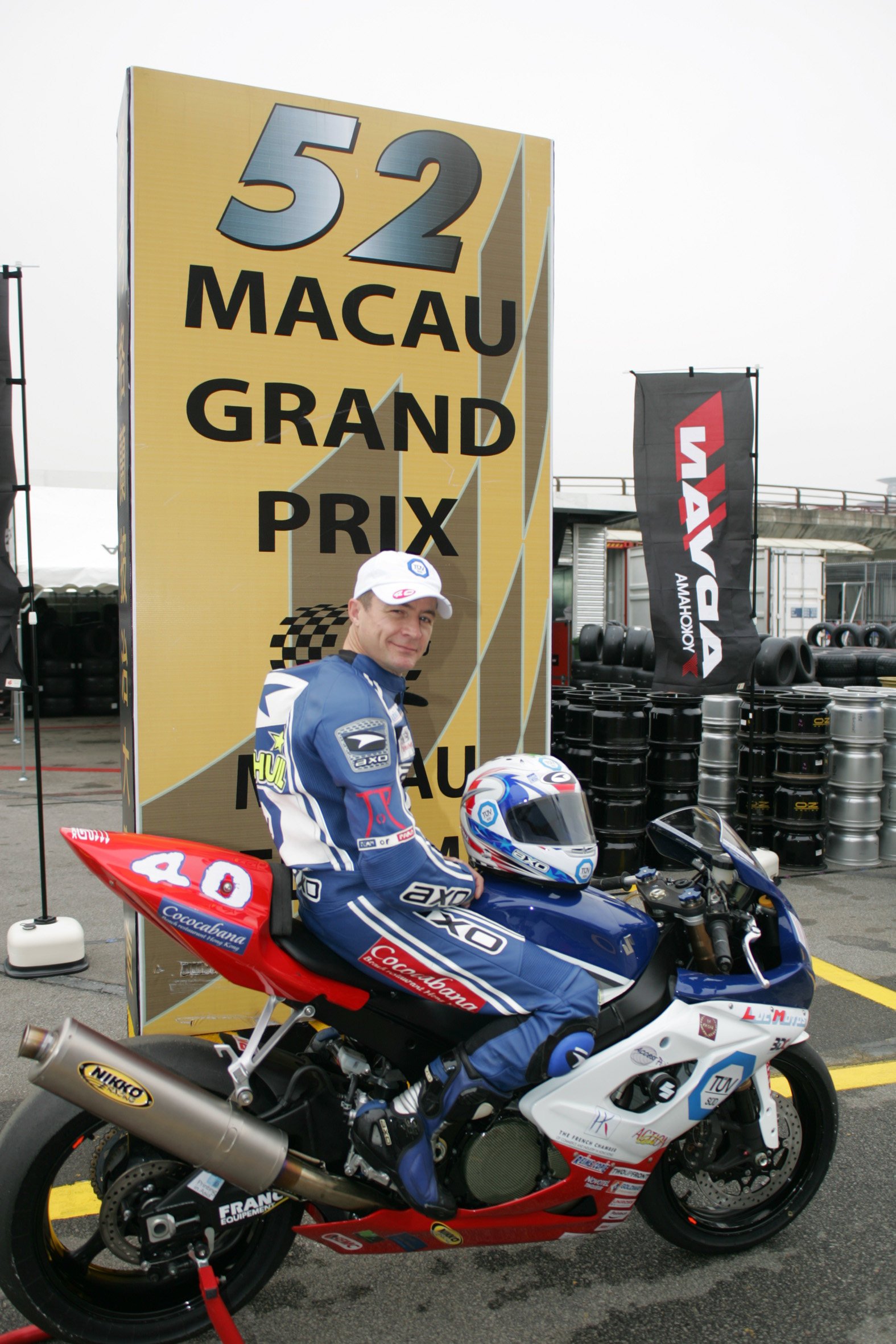 Bruno Bonhuil was killed when he crashed during the warm-up session for the showpiece motorcycle race at the Macau Grand Prix in November 19, 2005. Photo: SCMP