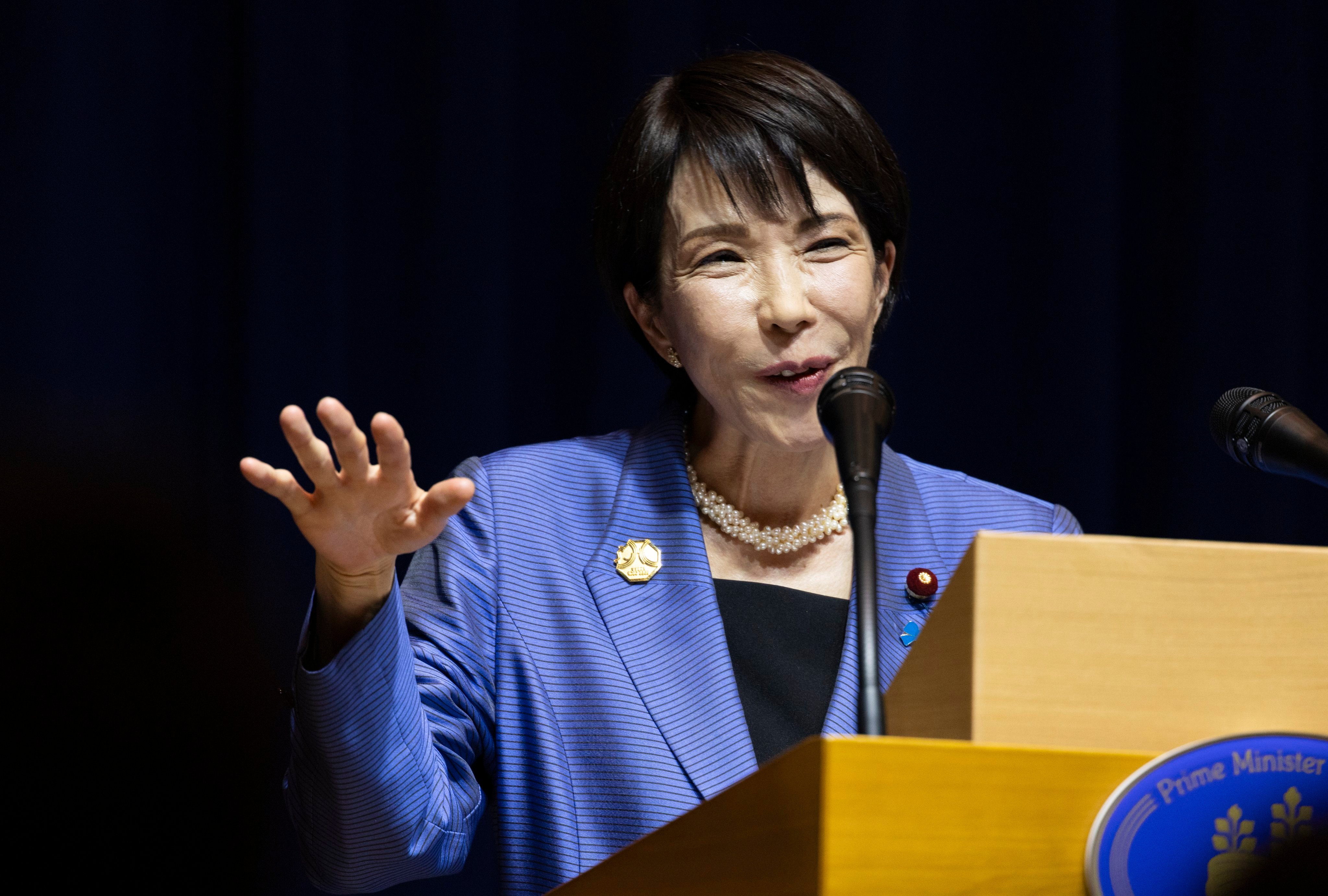Japanese Prime Minister Sanae Takaichi has walked back some of her direct comments on Taiwan. Photo: EPA