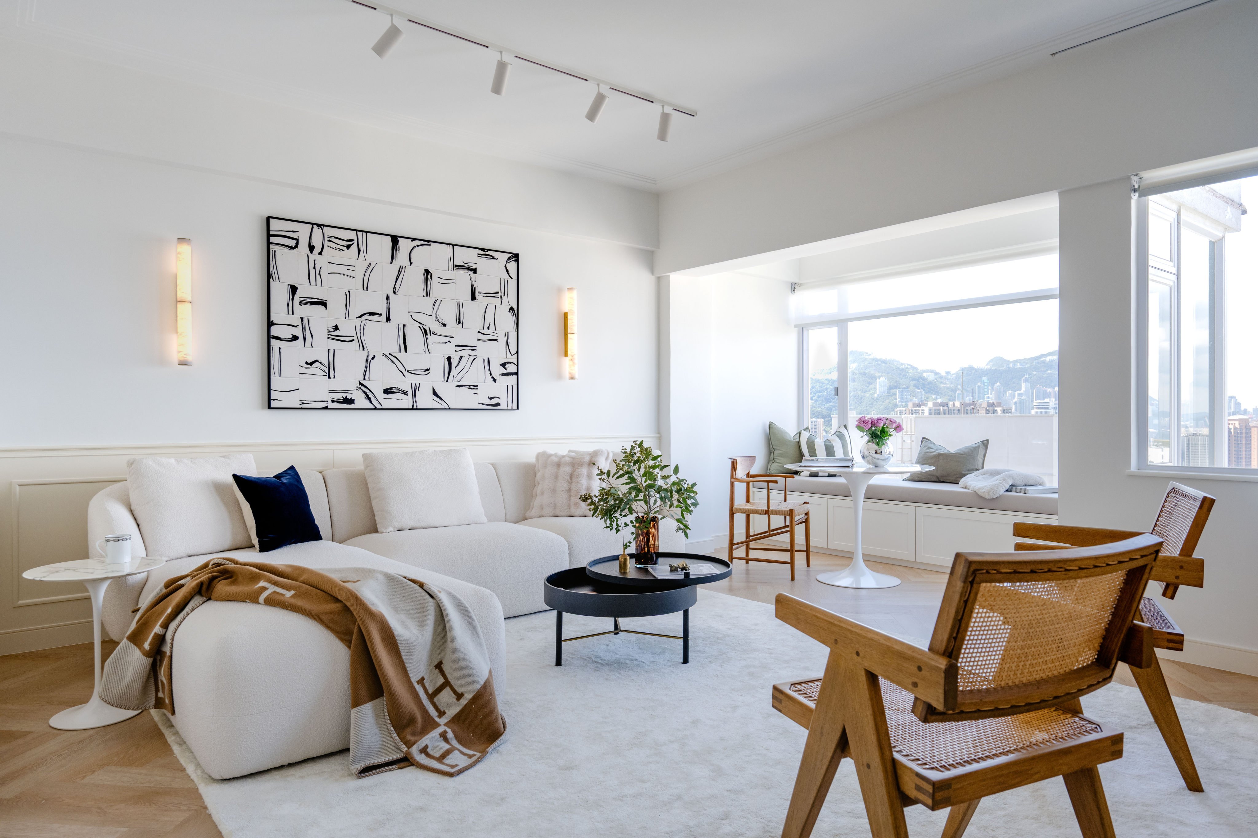 scmp.com - Adele Brunner - Even the cat matches the decor in this chic, Parisian-inspired flat