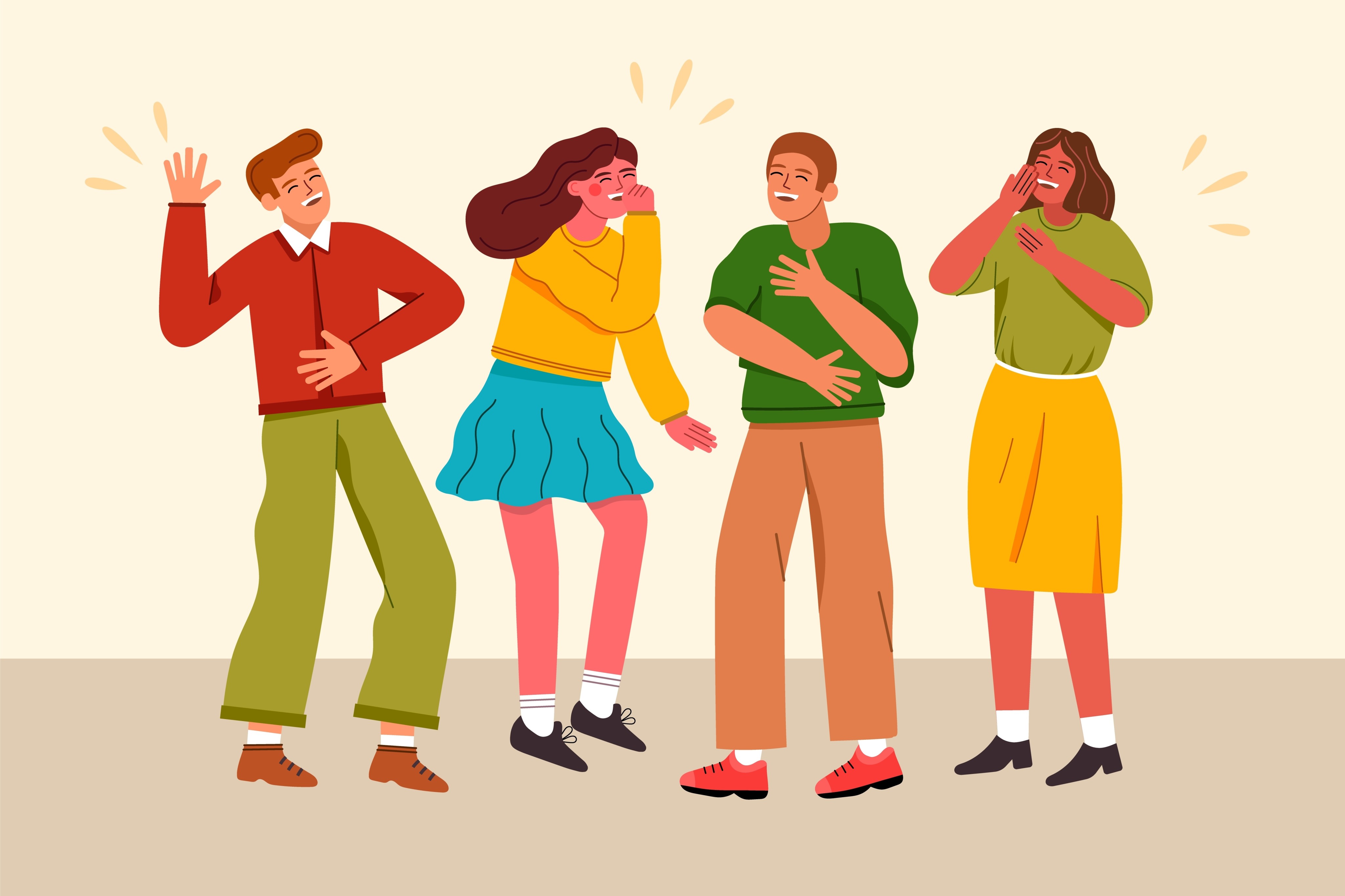 It’s fun to joke around with friends, but it’s OK to tell them if something makes you uncomfortable. Photo: Shutterstock