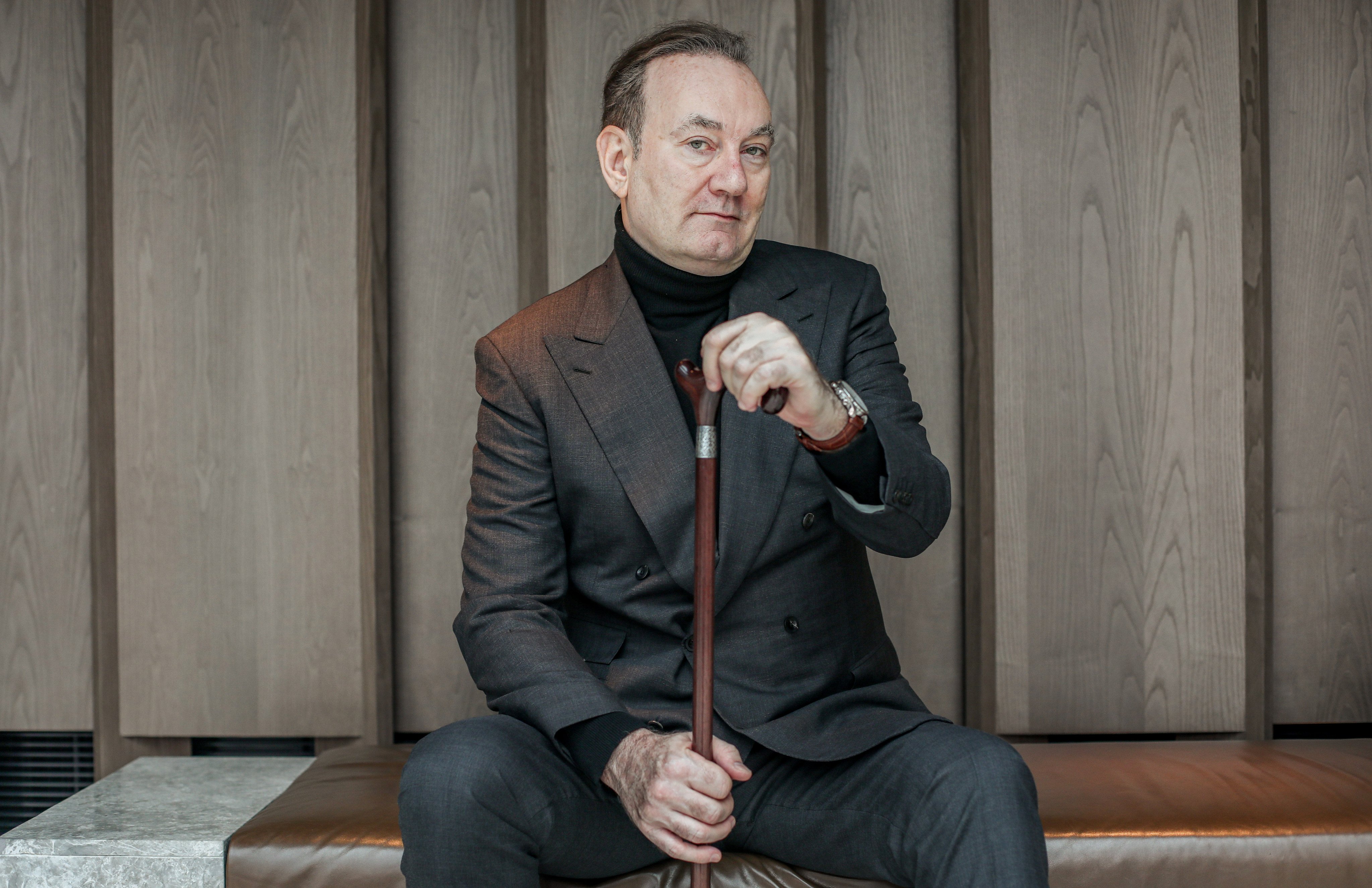 British novelist Lawrence Osborne, whose book The Ballad of a Small Player has been made into a Netflix film starring Colin Farrell, pictured in North Point, Hong Kong. Photo: Xiaomei Chen