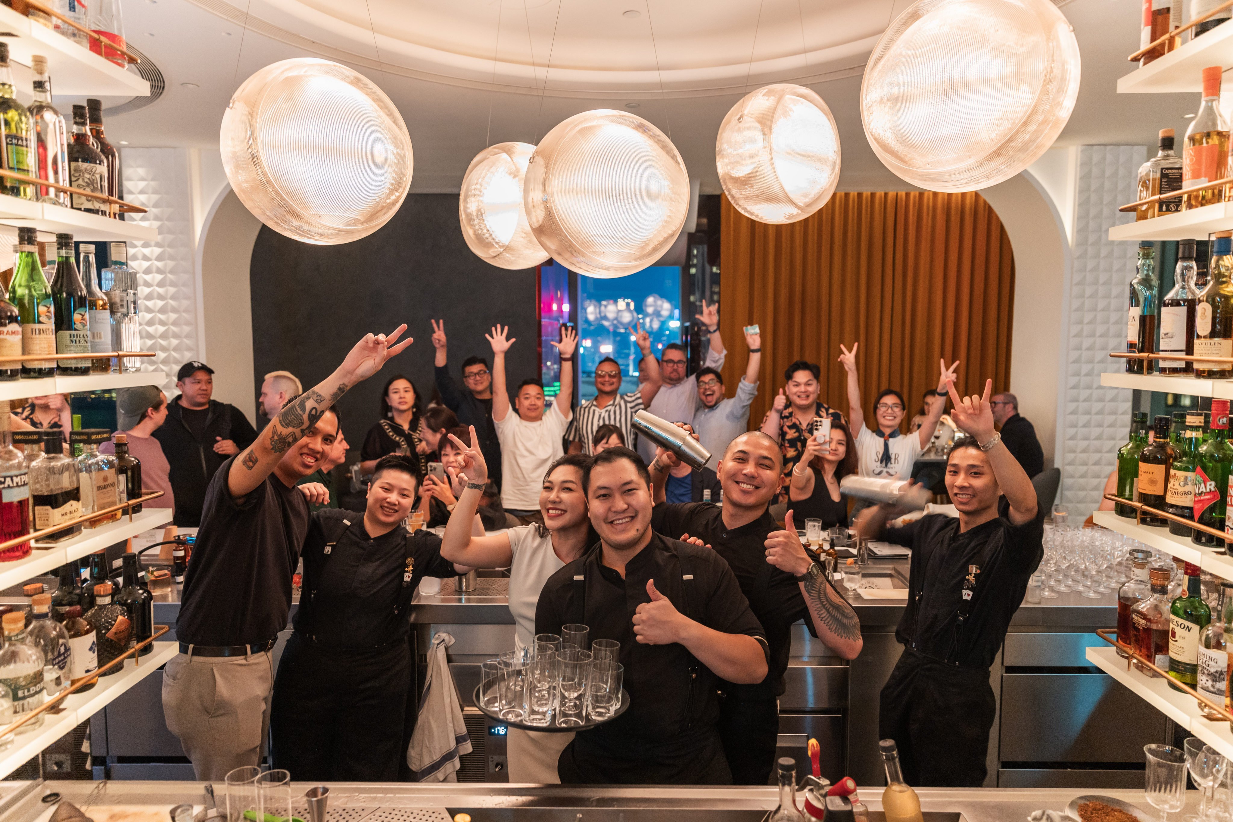 Avoca, at Mondrian Hong Kong, hosted the team from Kuala Lumpur’s Three X Co (Asia’s 15th Best Bar 2025) in July. Photo: Handout