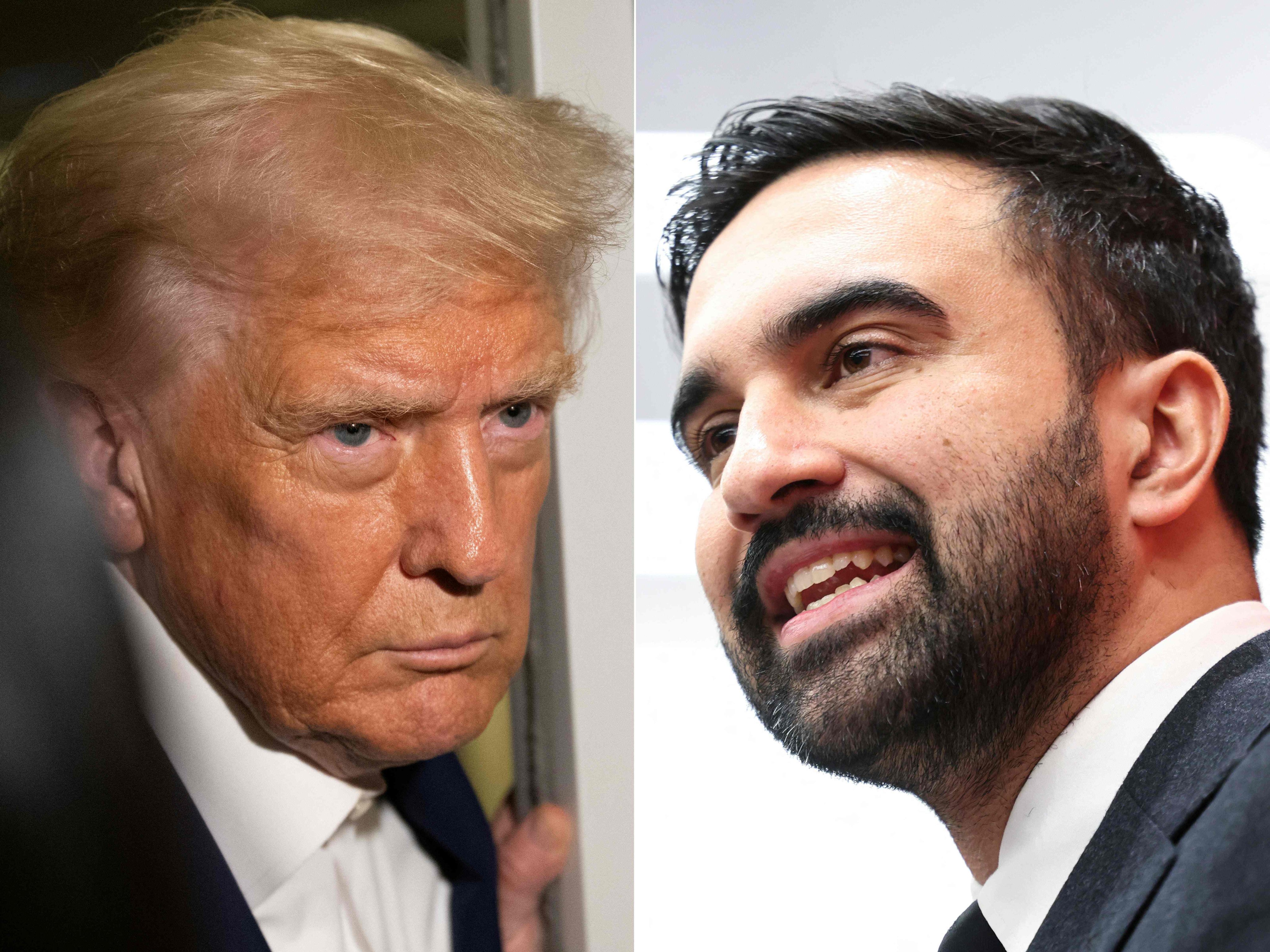 US President Donald Trump and New York City Mayor-elect Zohran Mamdani are set to meet at the White House on Friday. Photo: AFP