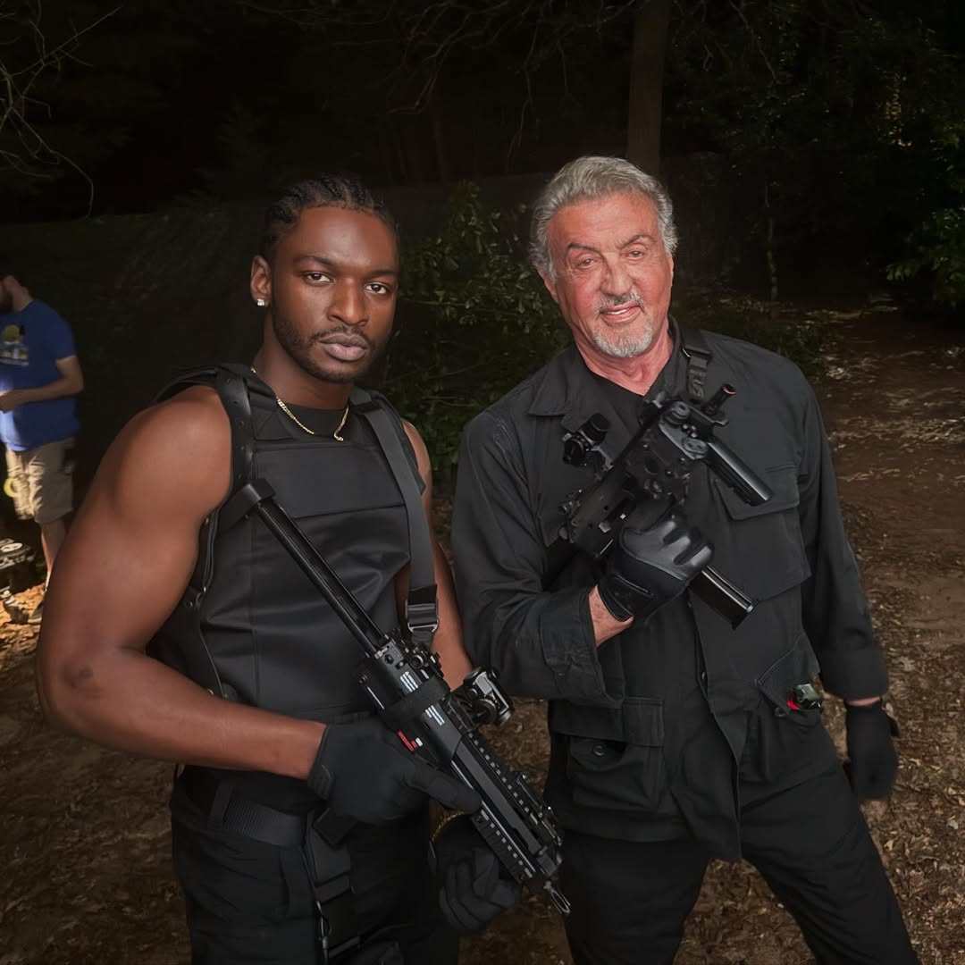 Tulsa King co-stars Jay Will and Sylvester Stallone have a bond both on- and off-screen. Photo: @jay_will9/Instagram