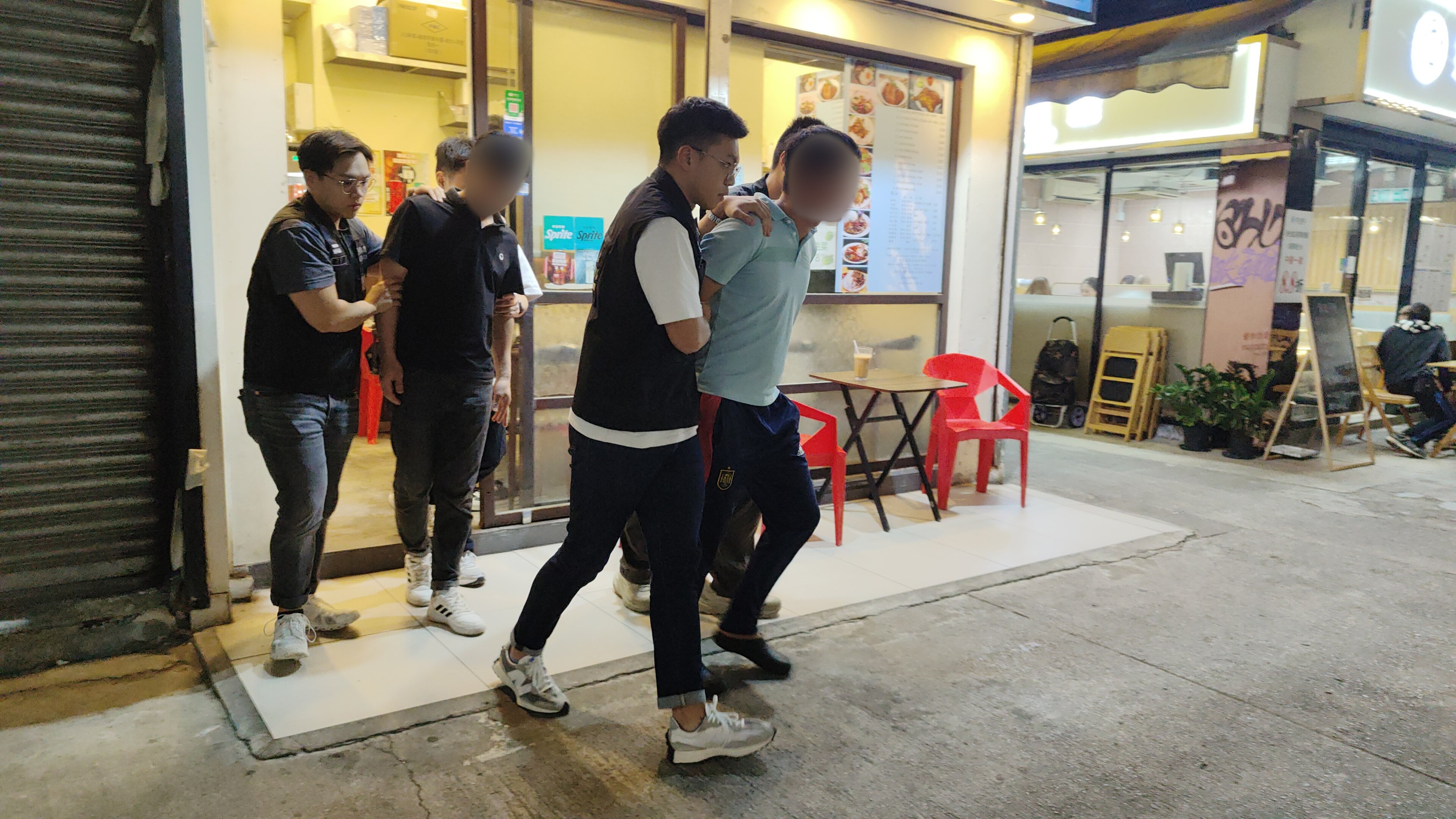 Hong Kong immigration officers have arrested 34 people during an operation to crack down on illegal labour. Photo: Handout