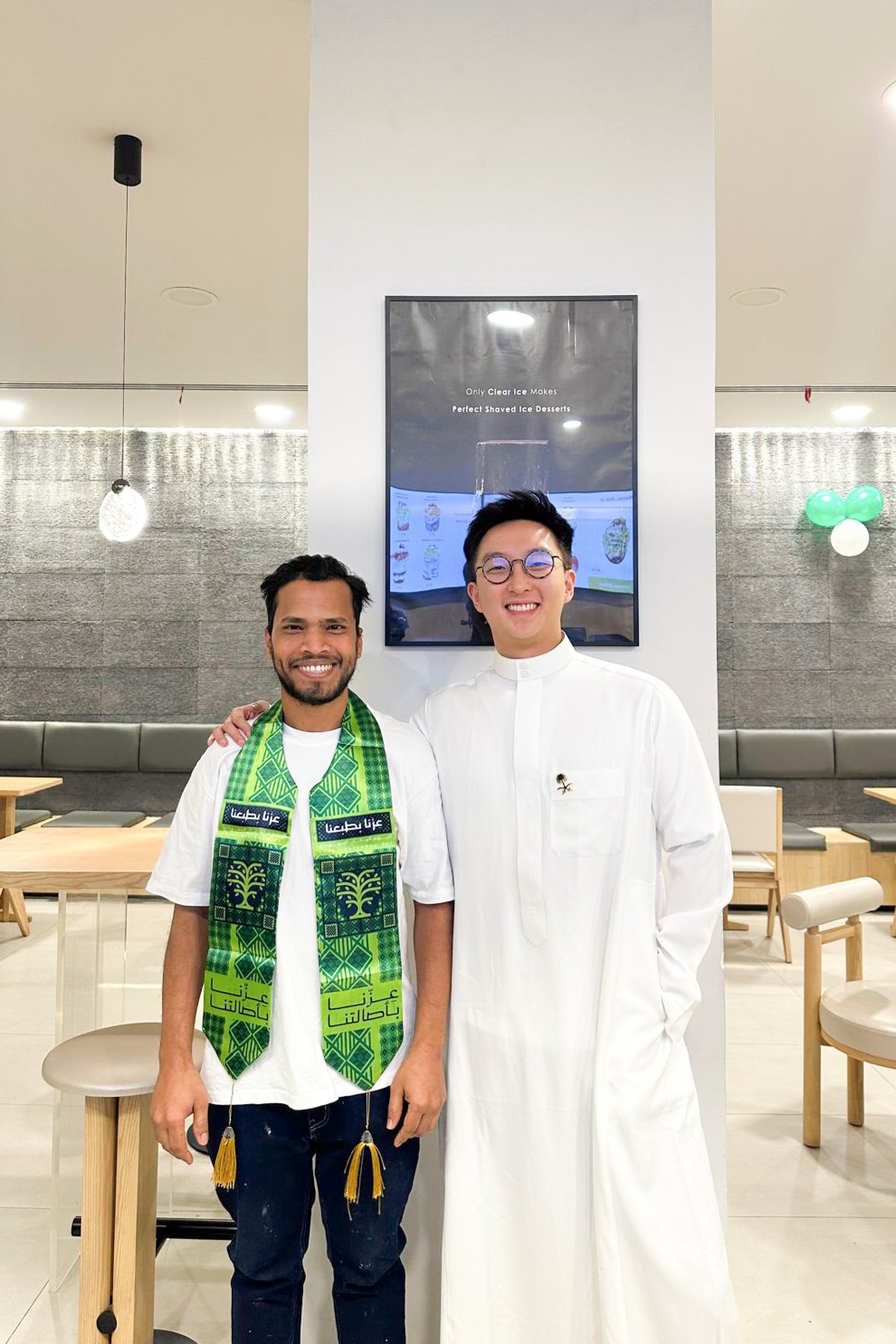 King Leung (right) moved to Saudi Arabia in 2023. Photo: Handout