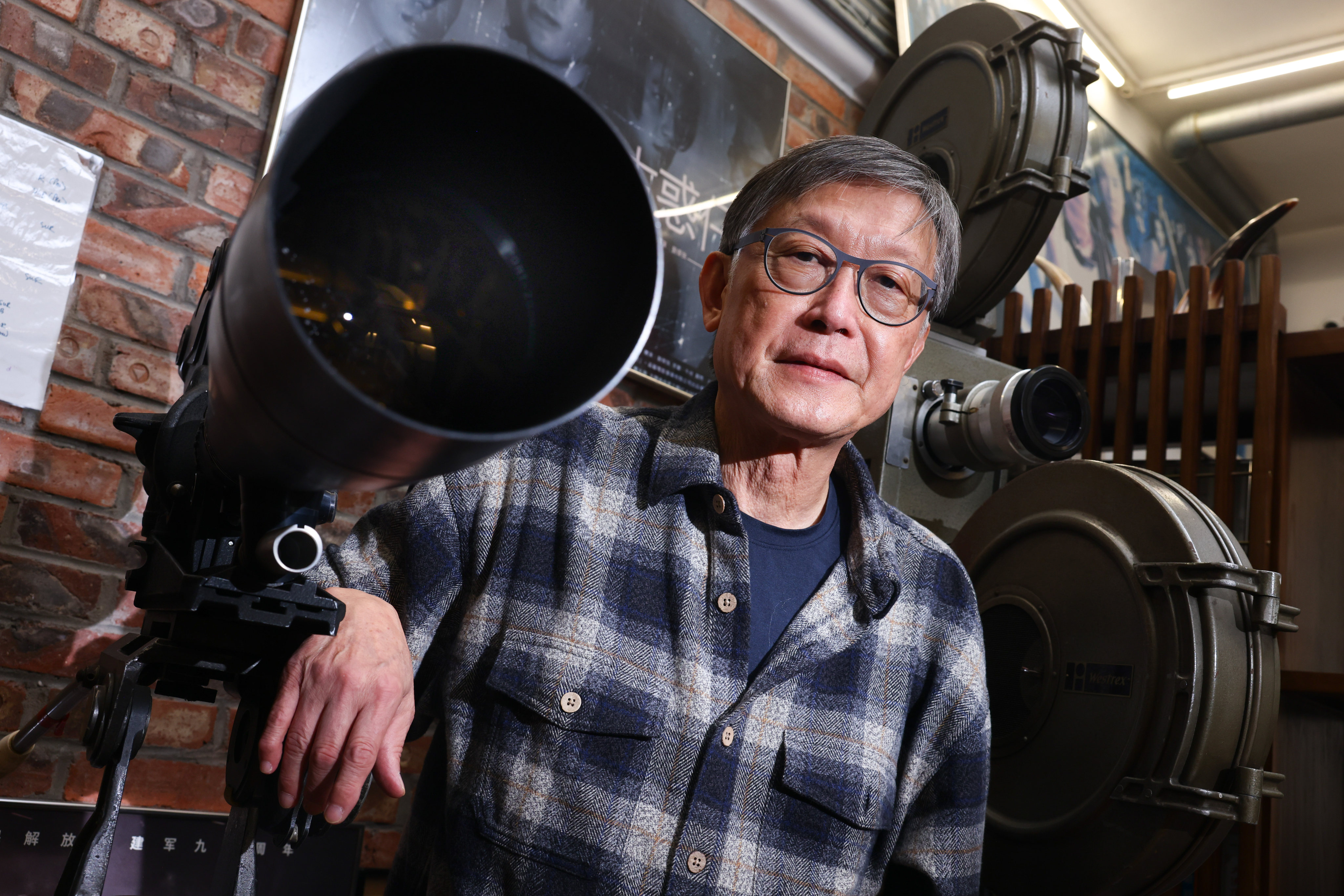 Film director Andrew Lau Wai-keung, who was chief producer for the opening ceremony of the 15th National Games, the 12th National Games for Persons with Disabilities, and the 9th National Special Olympic Games, pictured at his office in Kwun Tong. Photo: Dickson Lee