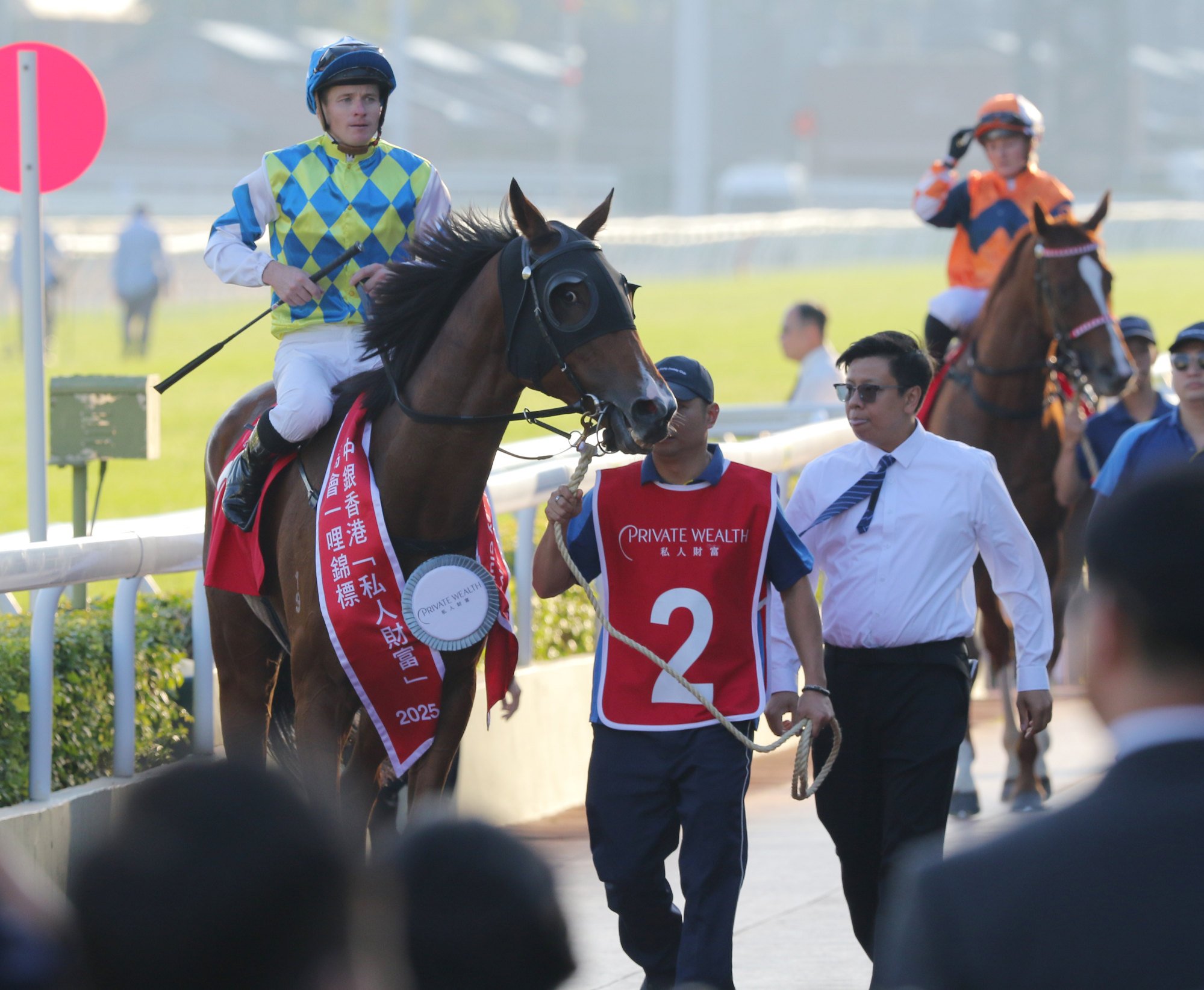 James McDonald and Galaxy Patch return to the winners’ enclosure. James McDonald and Galaxy Patch return to the winners’ enclosure.