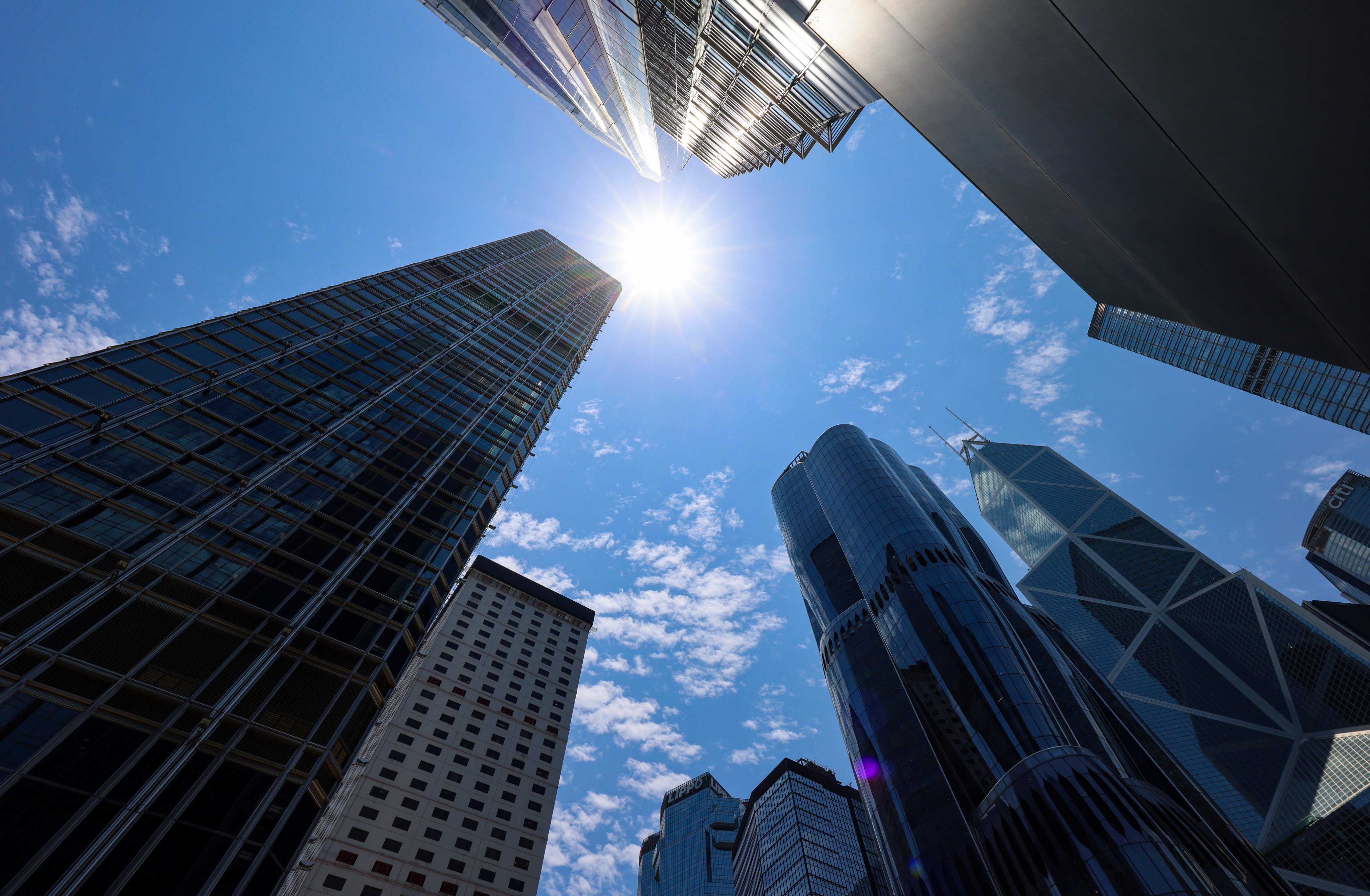 Prime office rents in Central  rose modestly in November. Photo: Jelly Tse