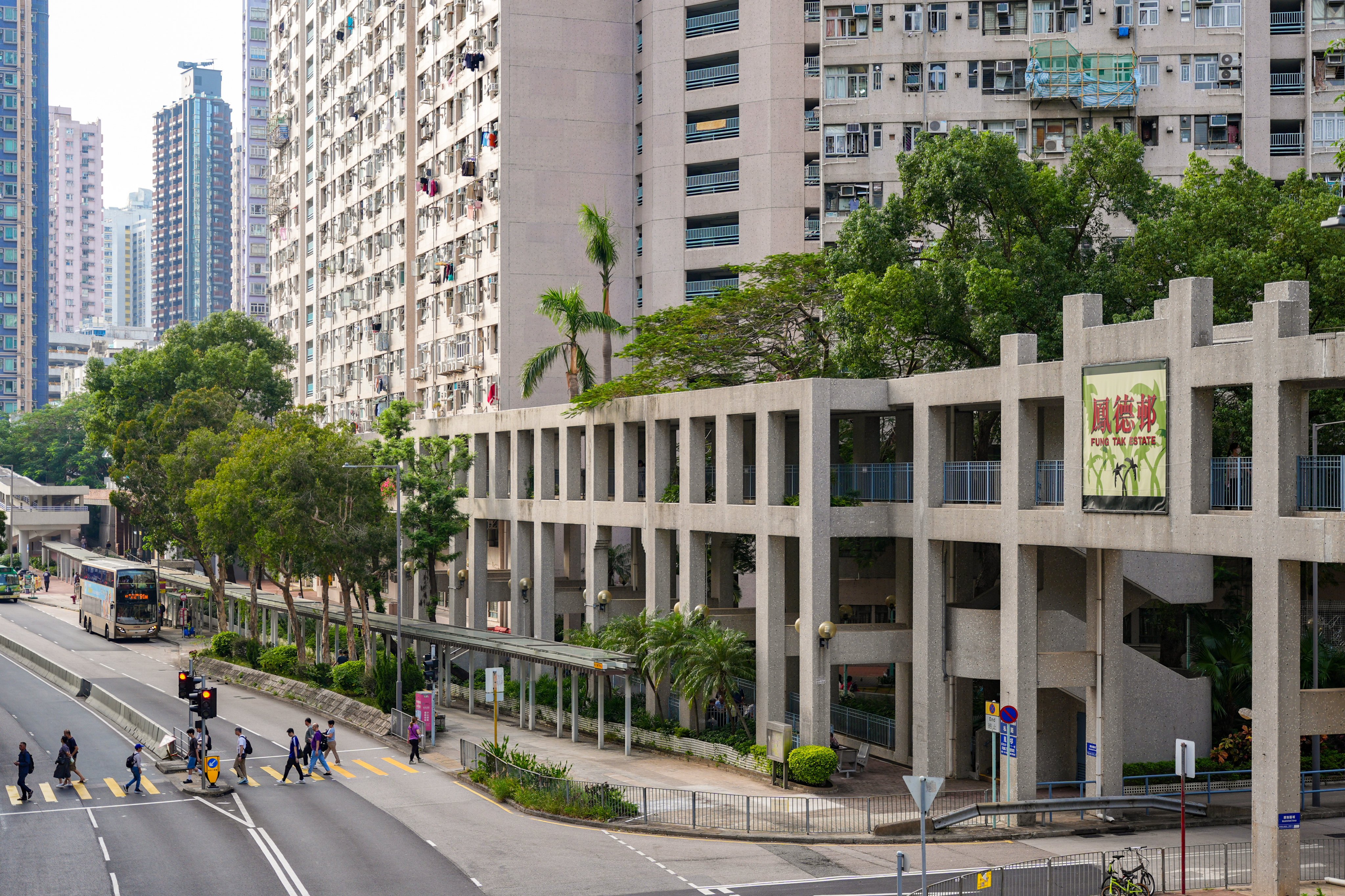 Fung Tak Estate. A Hong Kong father has been arrested on suspicion of attempting to murder his 11-year-old daughter. Photo: Eugene Lee