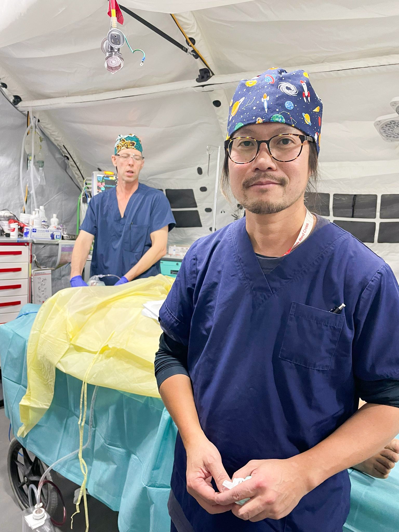 Hong Kong doctor Ben Ng recalls treating war injuries in Gaza, highlighting the urgent need for medical aid amid shortages and devastation. Photo: Handout