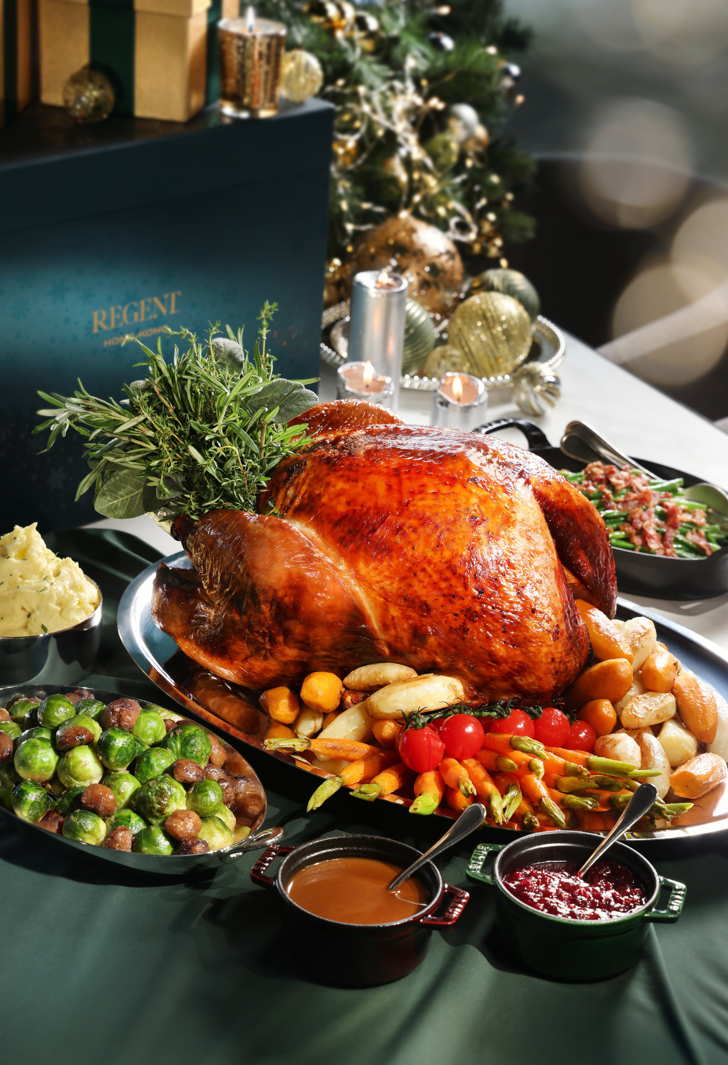 Enjoy a classic Christmas turkey at Regent Hong Kong this festive season. Photo: Handout