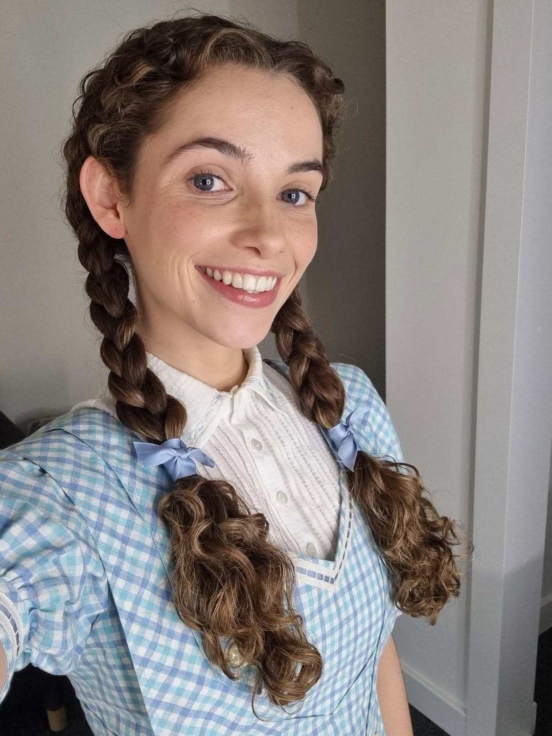 Bethany Weaver plays Dorothy Gale in Wicked: For Good. Photo: @bethanyweavesx/Instagram