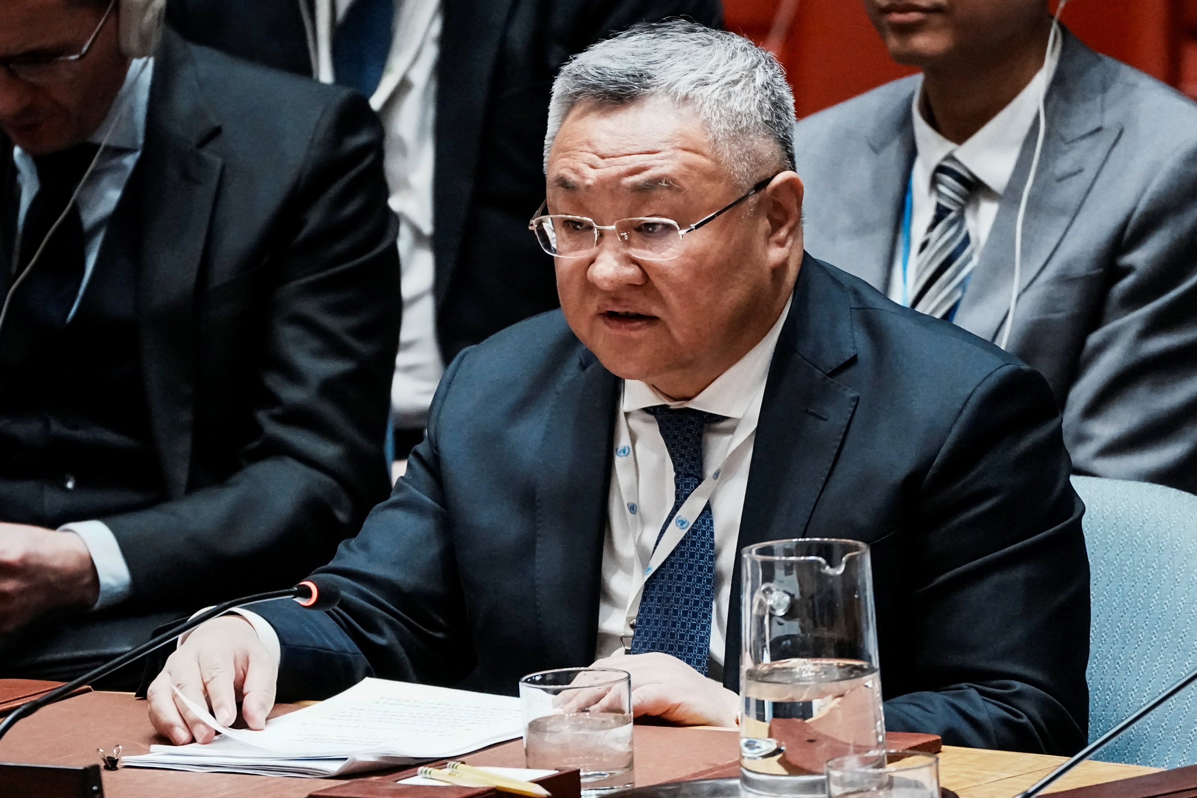 Fu Cong, China’s permanent representative to the UN, has described the comments of the Japanese prime minister as “gravely erroneous” and having a “profoundly malicious nature and impact”. Photo: Reuters
