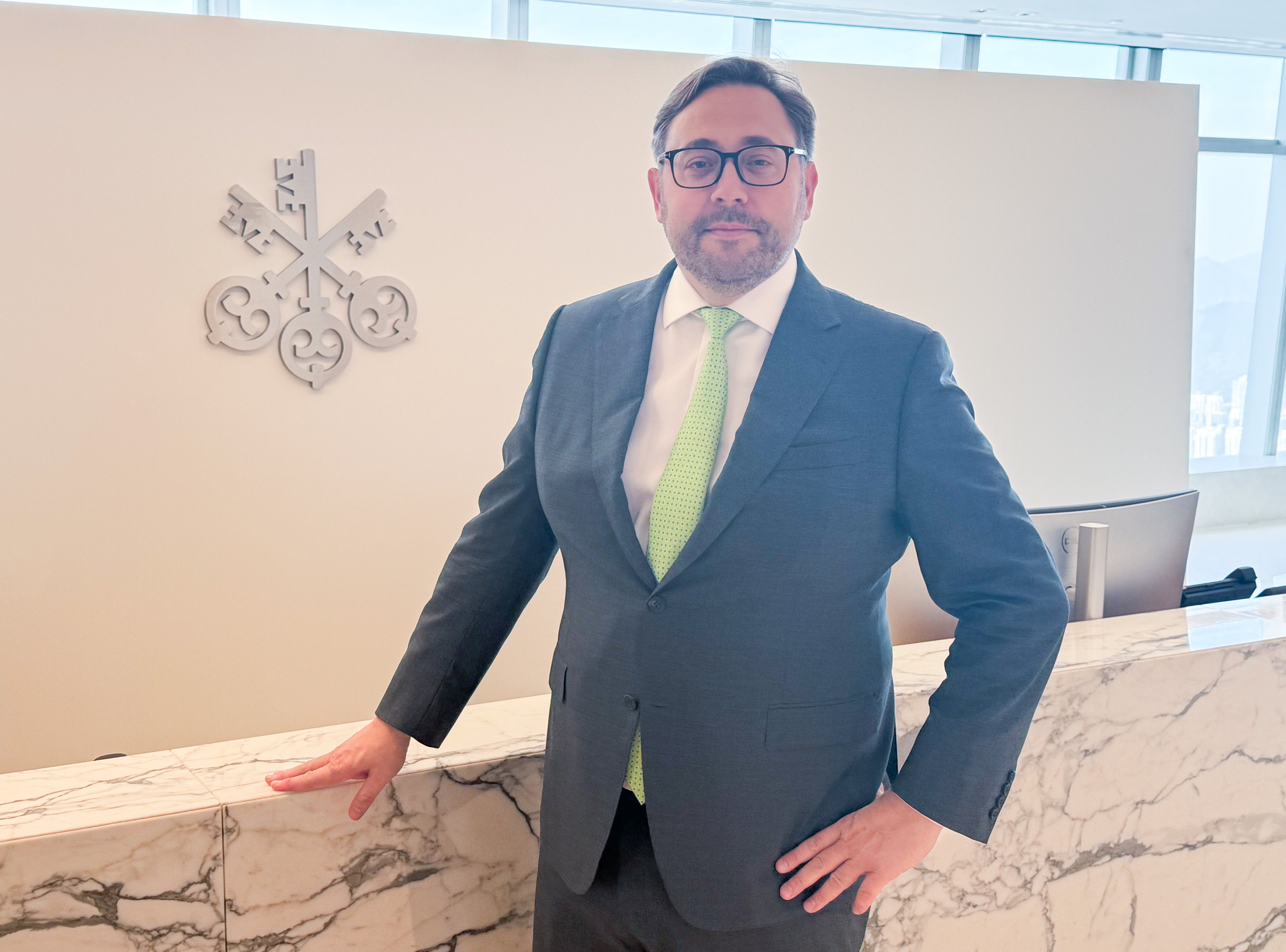 Dominic Schnider, head of global commodities and forex at UBS Global Wealth Management. Post: Themis Qi