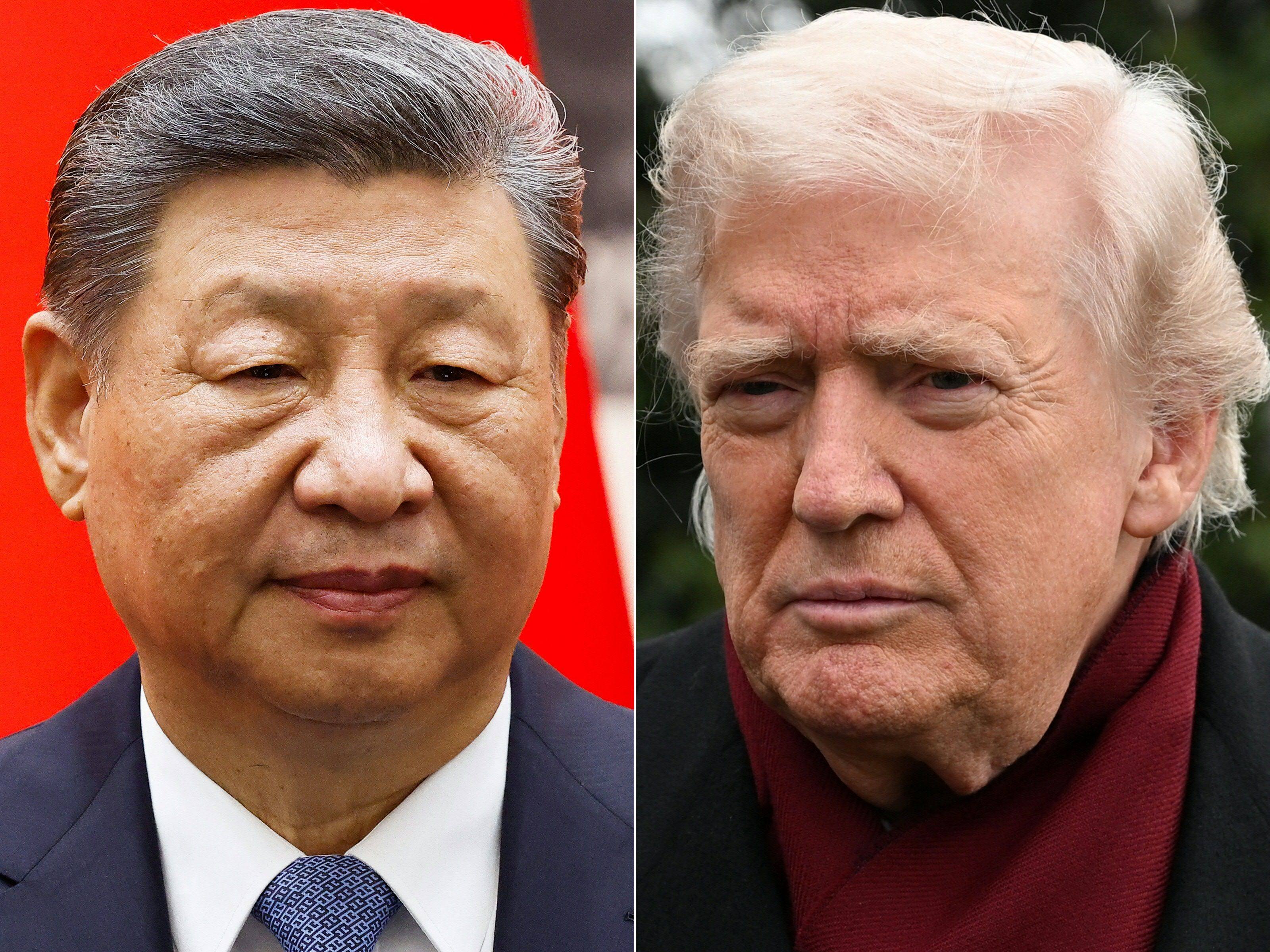 Presidents Xi Jinping and Donald Trump discussed bilateral cooperation and the issue of Taiwan in a phone call on Monday Photos: AFP