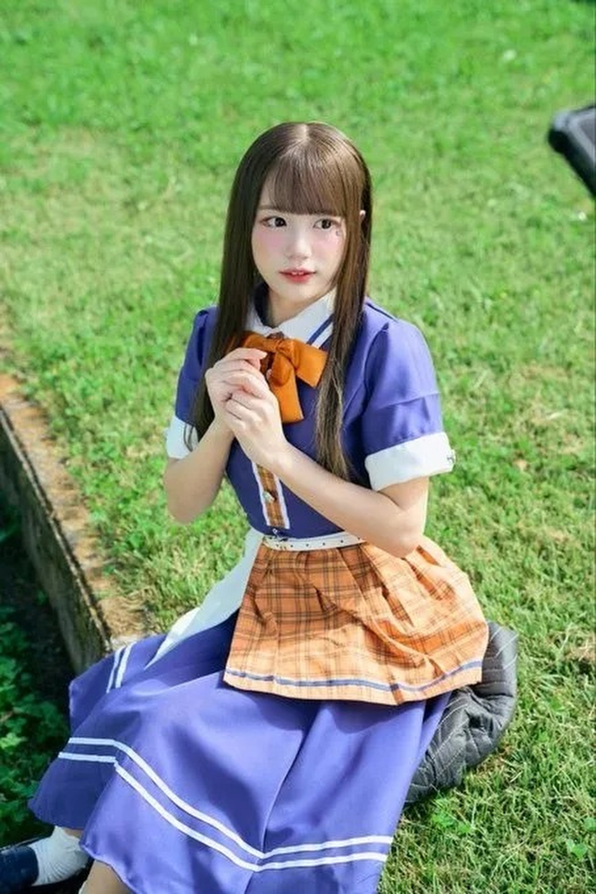 Shirasu Ayano, above, is a member of the group Melty BeaR which made its stage debut in Tokyo in January. Photo: Weixin