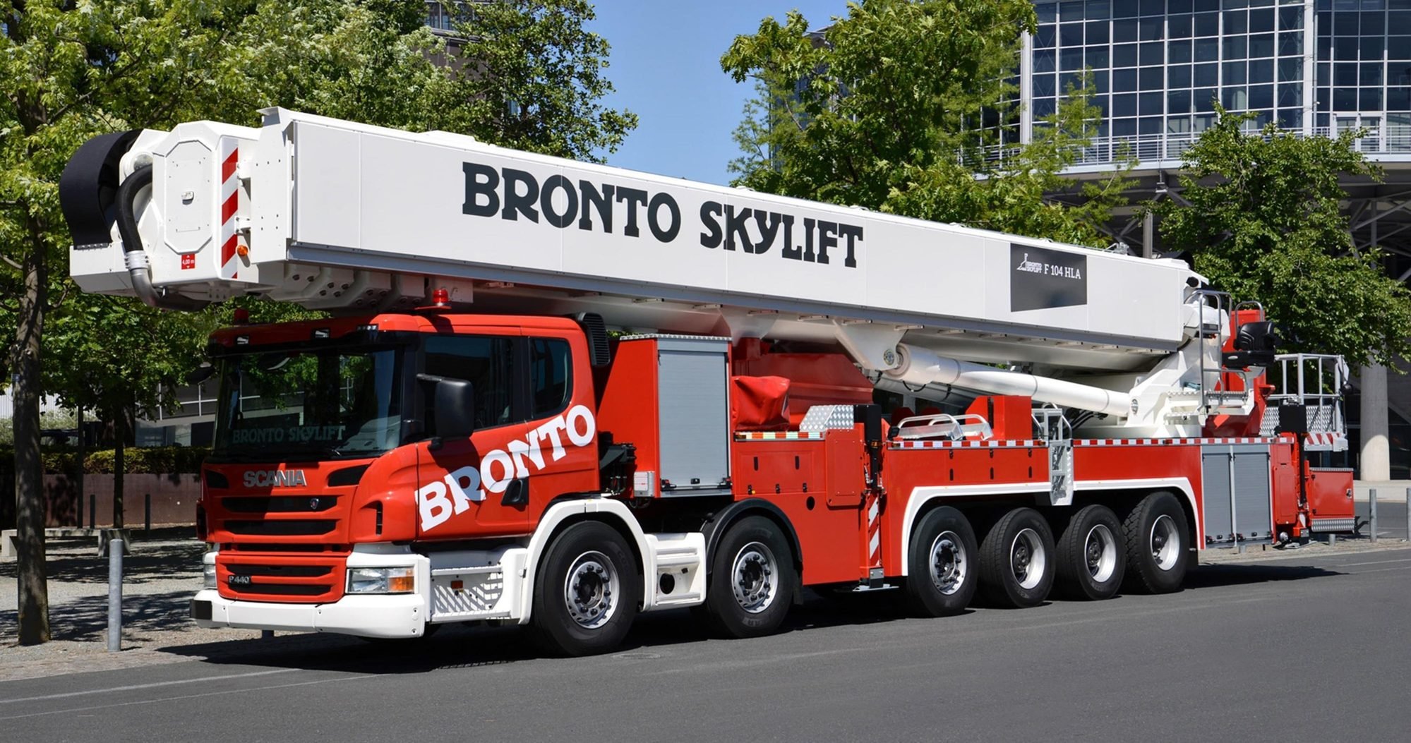 Bronto Skylift trucks have been deployed in several major cities, including Shenzhen and Toronto. Photo: Bronto Skylift Bronto Skylift trucks have been deployed in several major cities, including Shenzhen and Toronto. Photo: Bronto Skylift