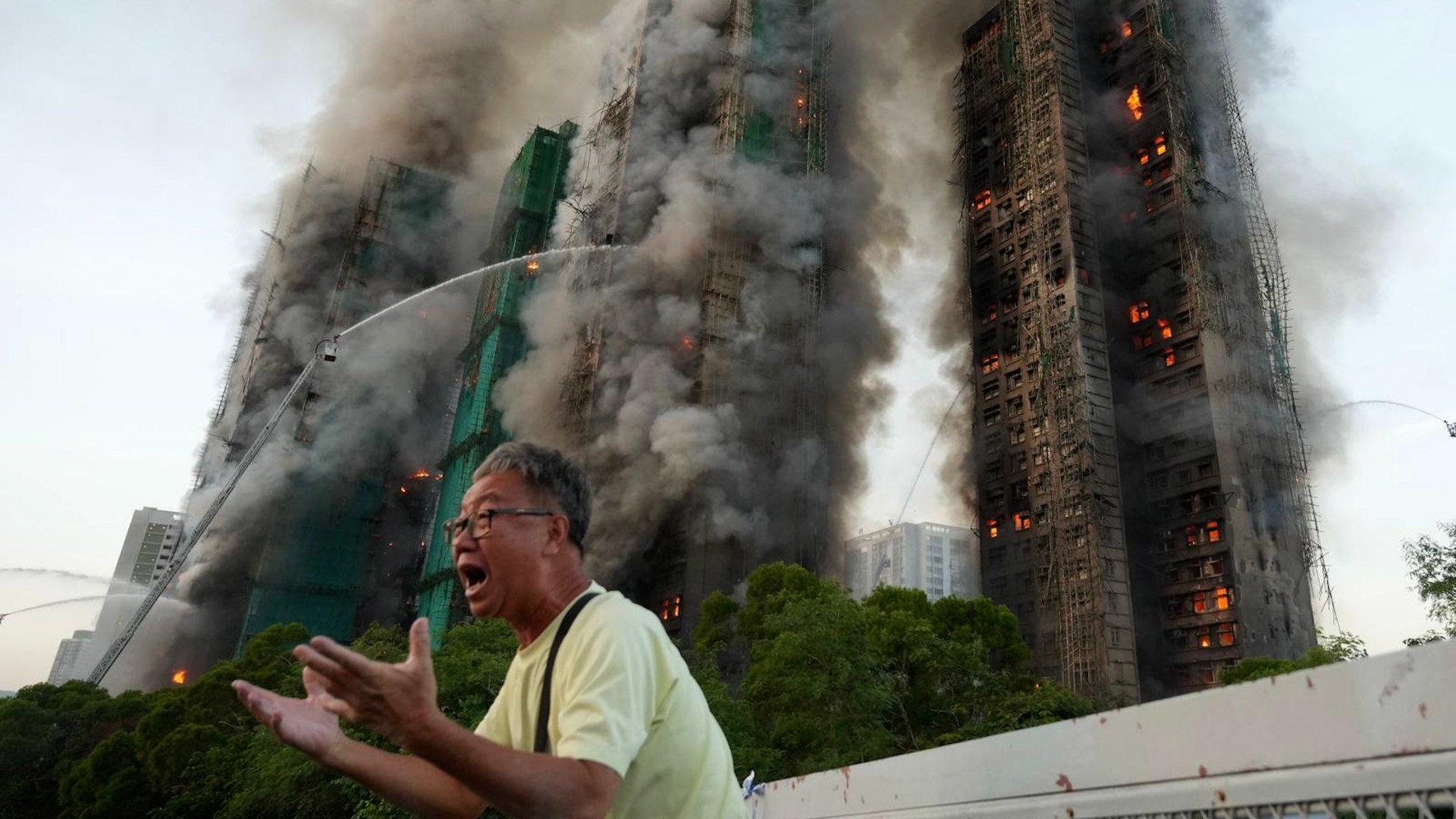 Major fire in Hong Kong’s Tai Po neighbourhood rages into the night, at least 36 dead, 279 missing