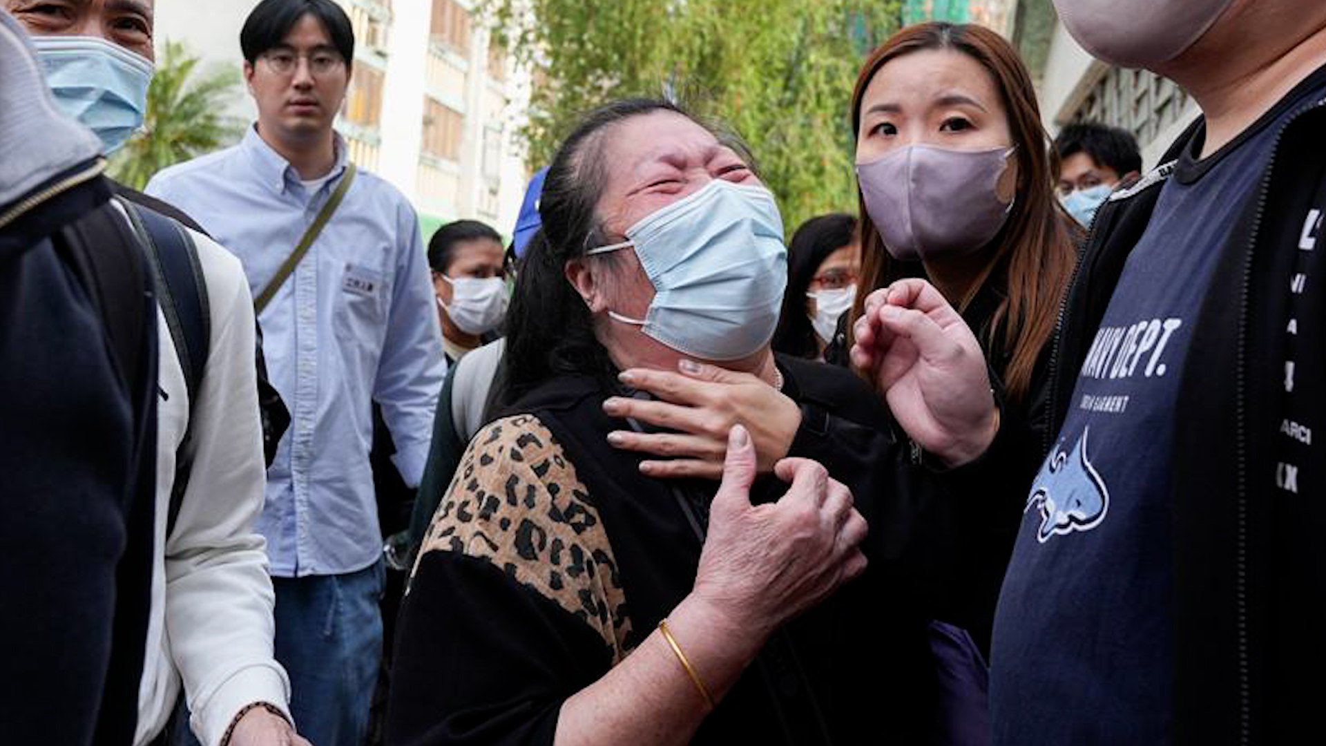 Residents identify loved ones killed in Tai Po housing estate fire in Hong Kong
