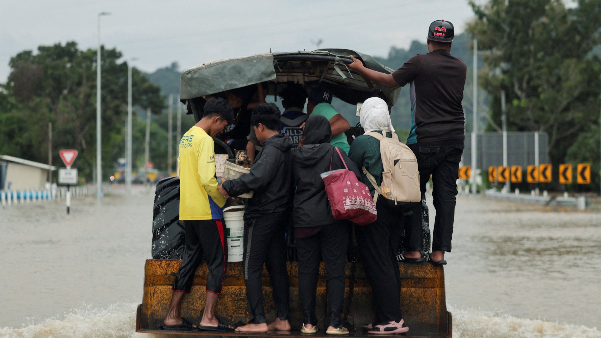 Flooding in nothern Malaysia