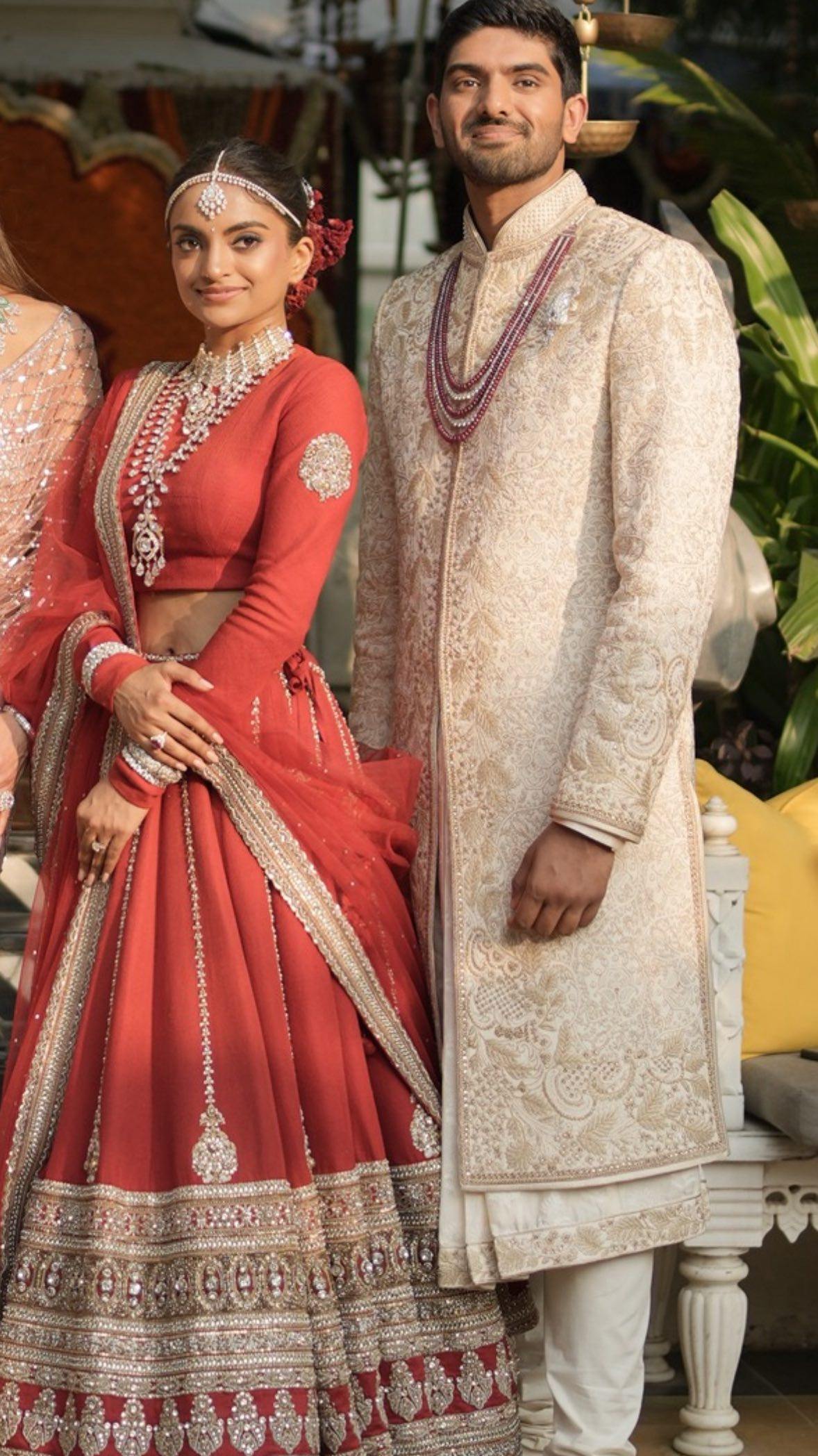Netra Mantena and Vamsi Gadiraju tied the knot in a multi-million-dollar wedding in Udaipur. Photo: @aashniandco/Instagram