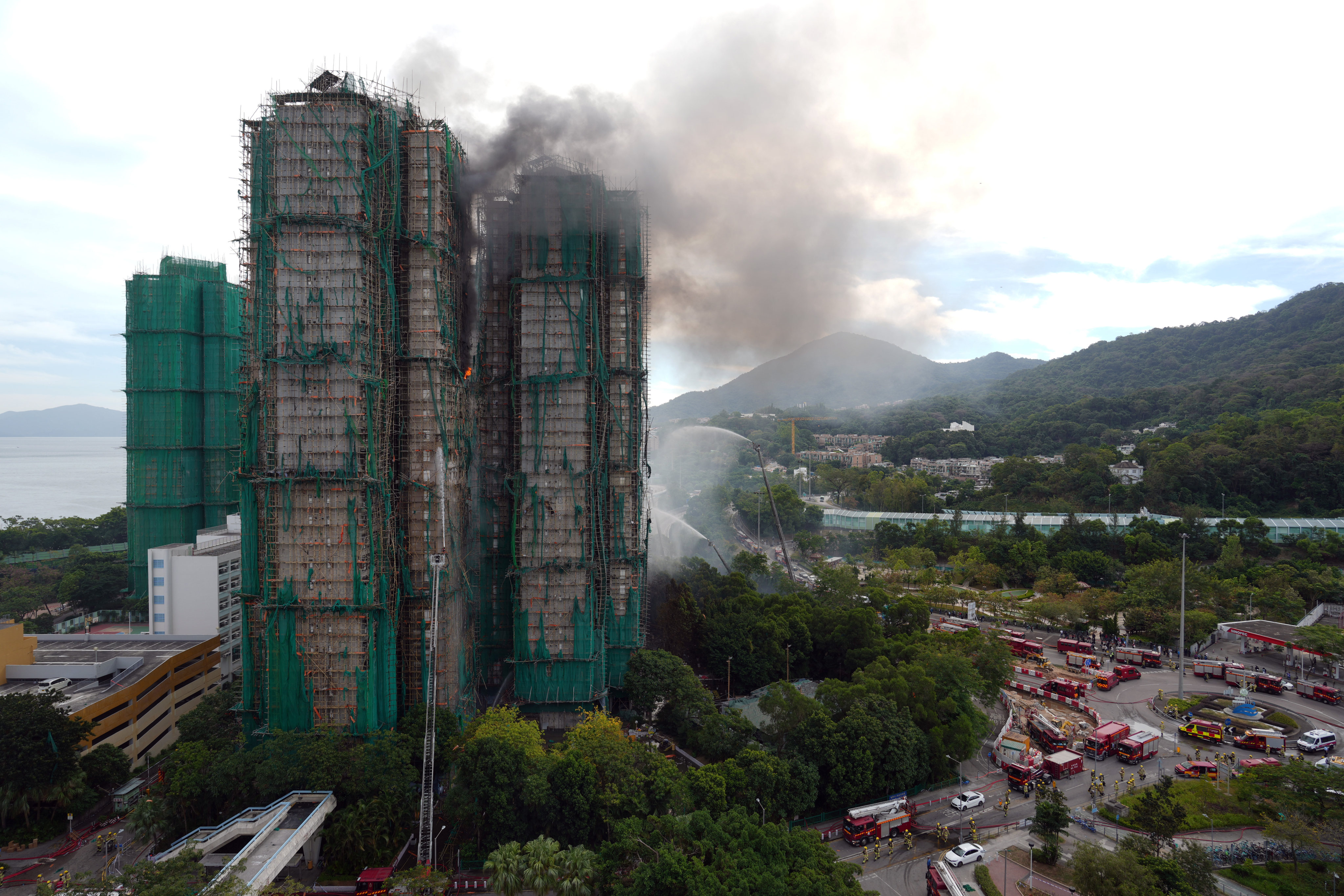 Chinese state news agency Xinhua has published an editorial commentary praising the response in Hong Kong to the Tai Po fire tragedy. Photo: Sam Tsang