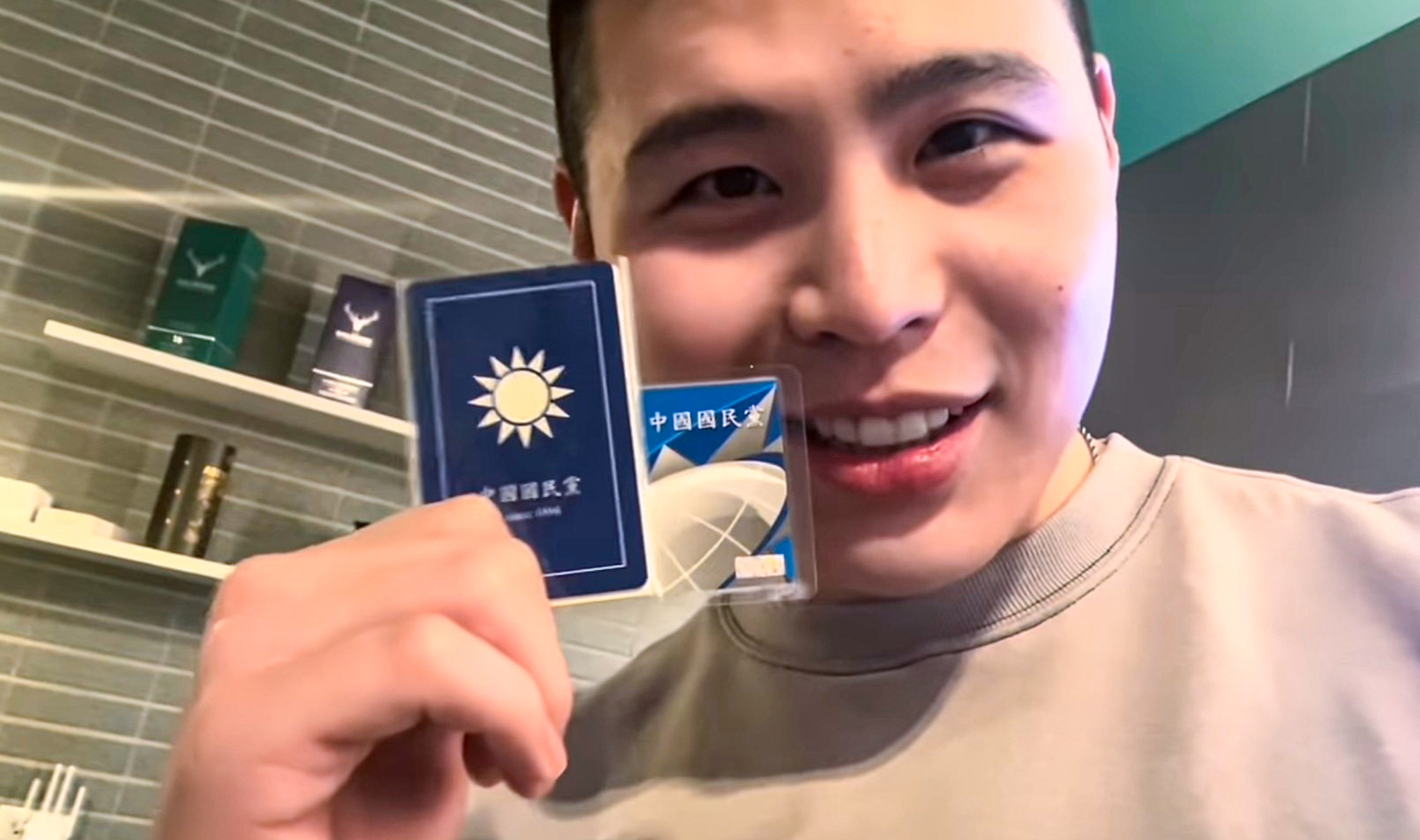 Taiwanese influencer Chen Po-yuan has denounced his earlier work as Communist Party “brainwashing”. Photo: Handout