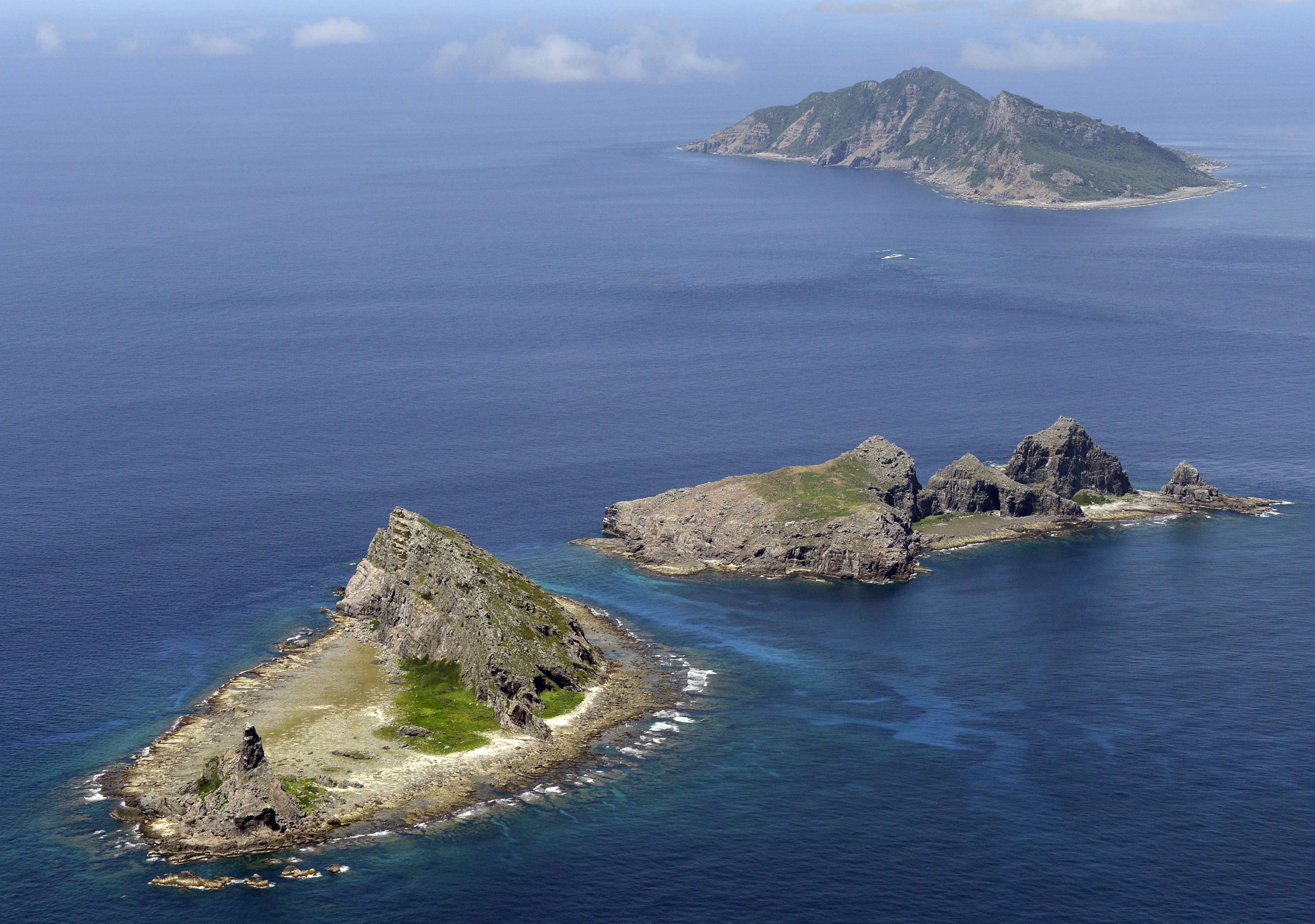 The uninhabited islands are the scene of regular confrontations. Photo: Kyodo