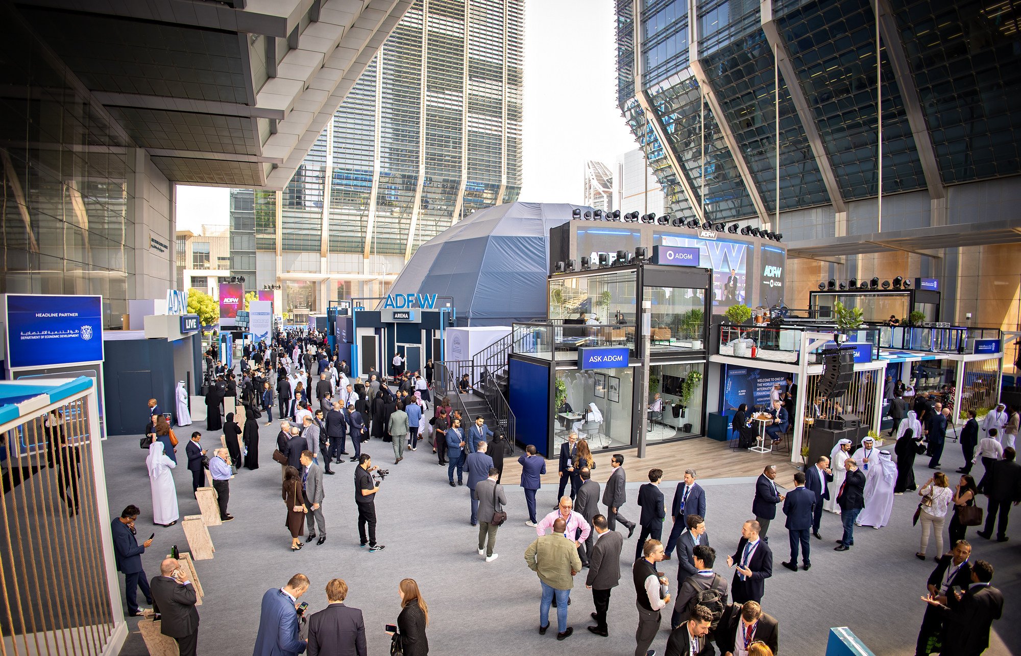 The fourth Abu Dhabi Finance Week will be held from December 8 to 11 on Al Maryah Island Grand Steps. Photo: ADGM