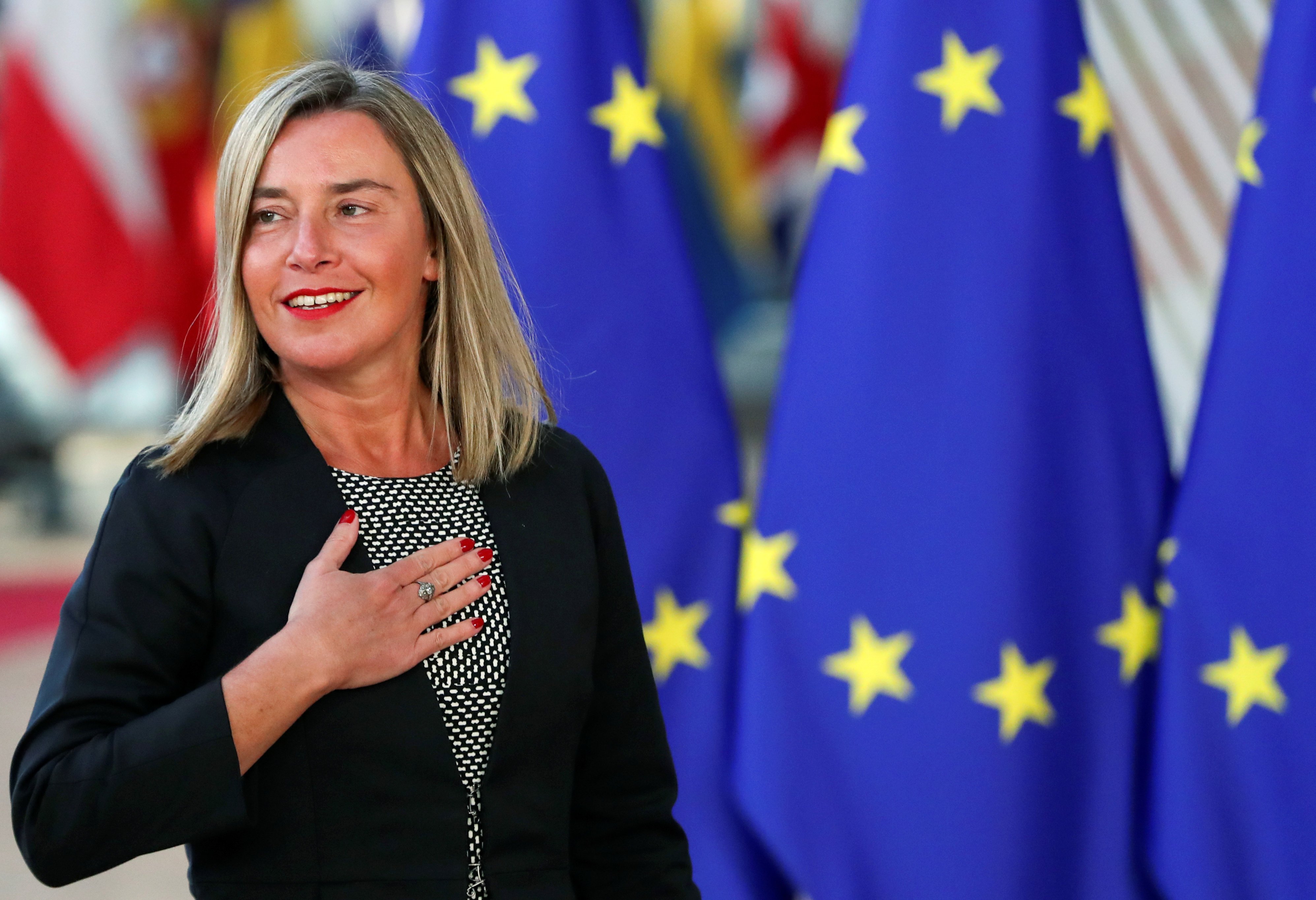 Federica Mogherini in 2019. Photo: Reuters