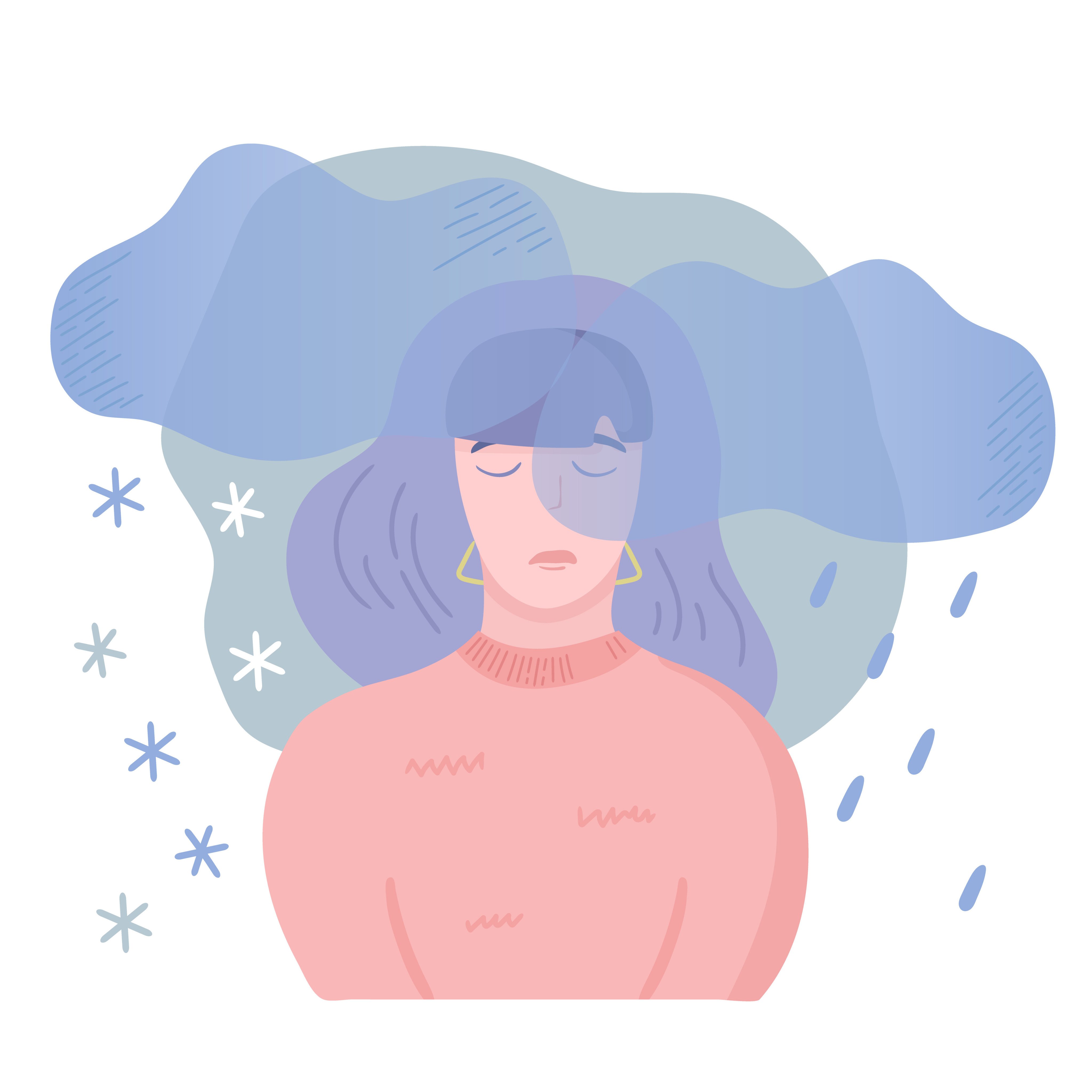 Seasonal affective disorder affects people differently and cause anxiety, fatigue, feelings of helplessness and more. Photo: Shutterstock