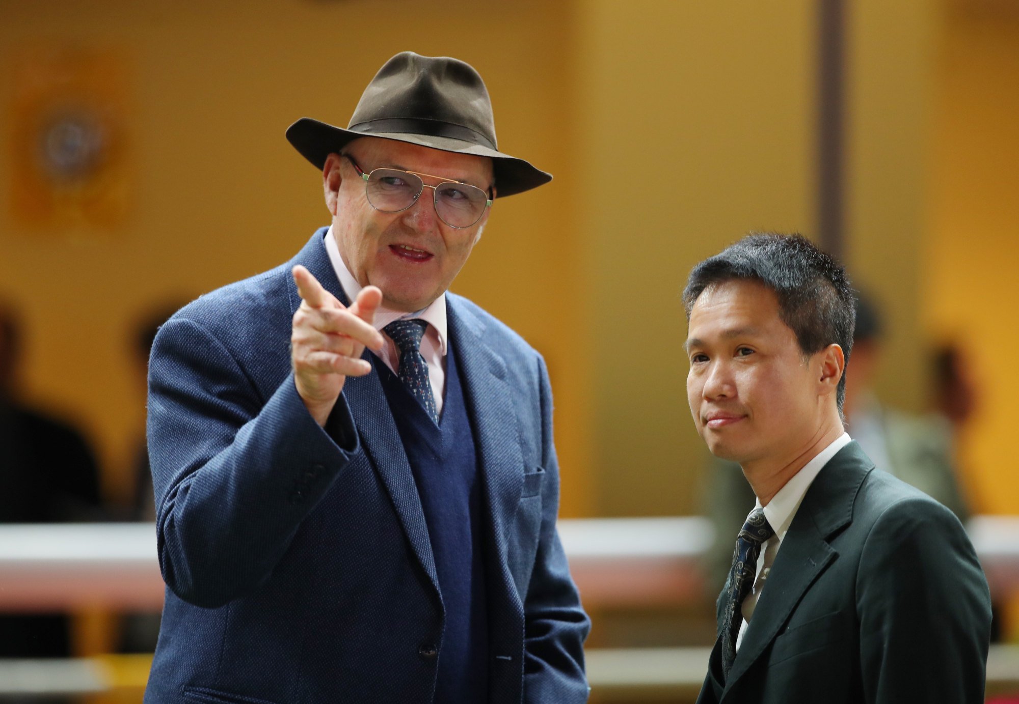 Trainer David Hayes.