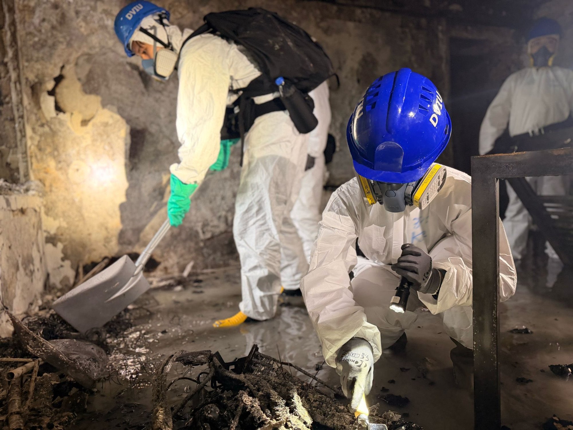 Search team leader Superintendent Cheng Ka-chun has commended the unit’s professionalism. Photo: Handout