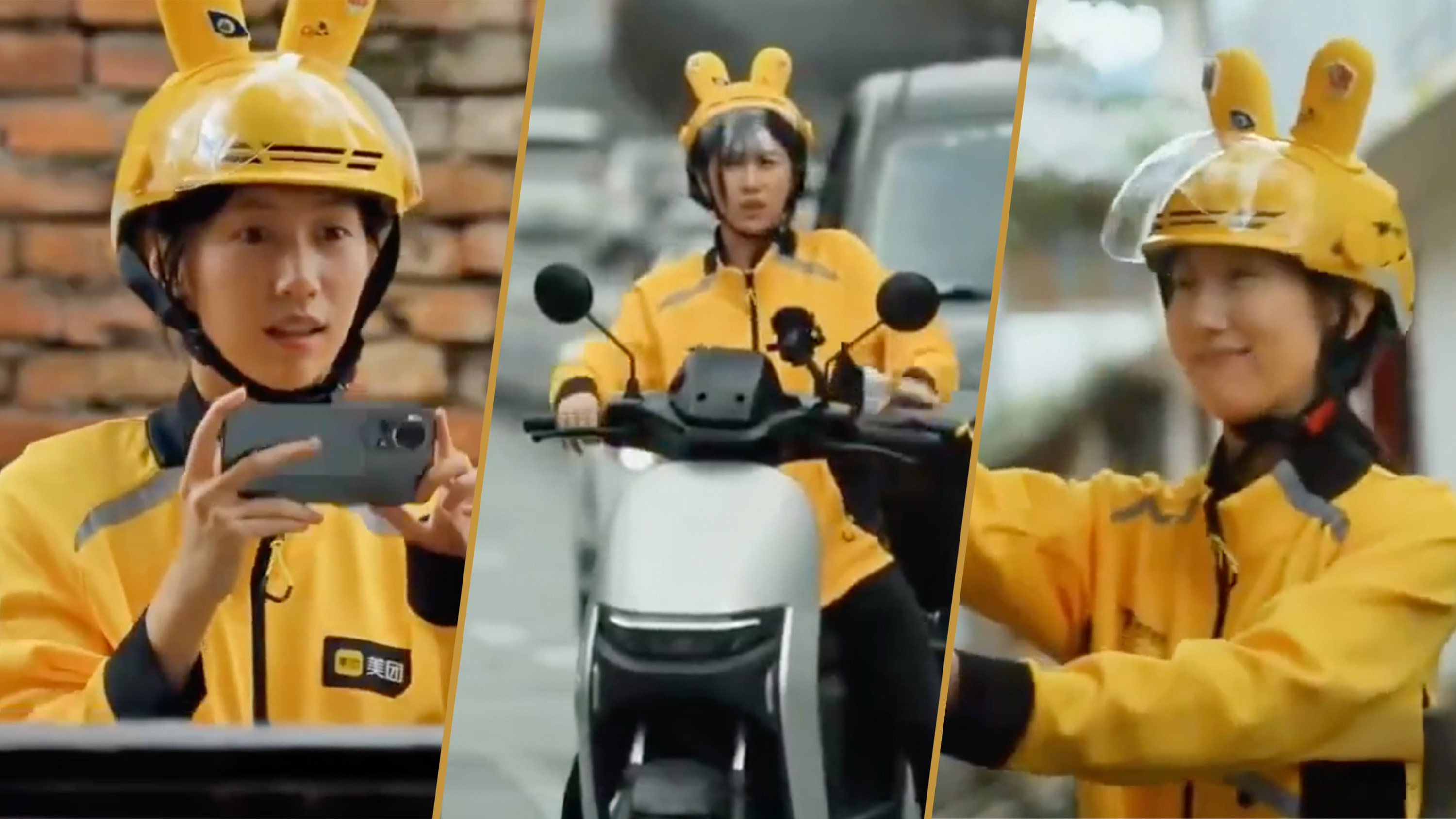 China’s state broadcaster CCTV has faced a backlash over a short film produced with delivery giant Meituan that depicted food delivery work as a path to freedom and dreams. Photo: CCTV